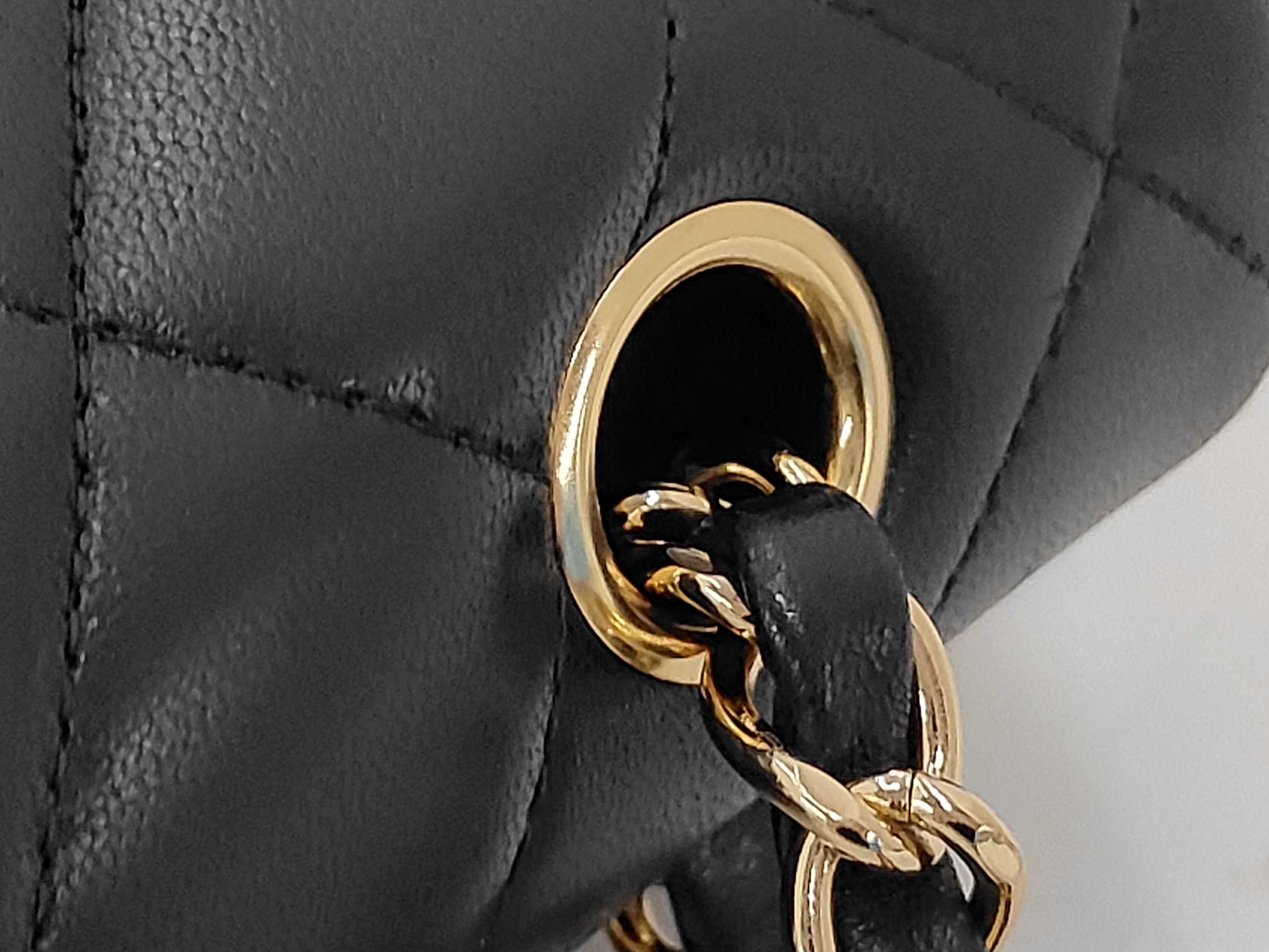 Matelassé 25 Double Flap Double Chain Lambskin Shoulder Bag — view 7