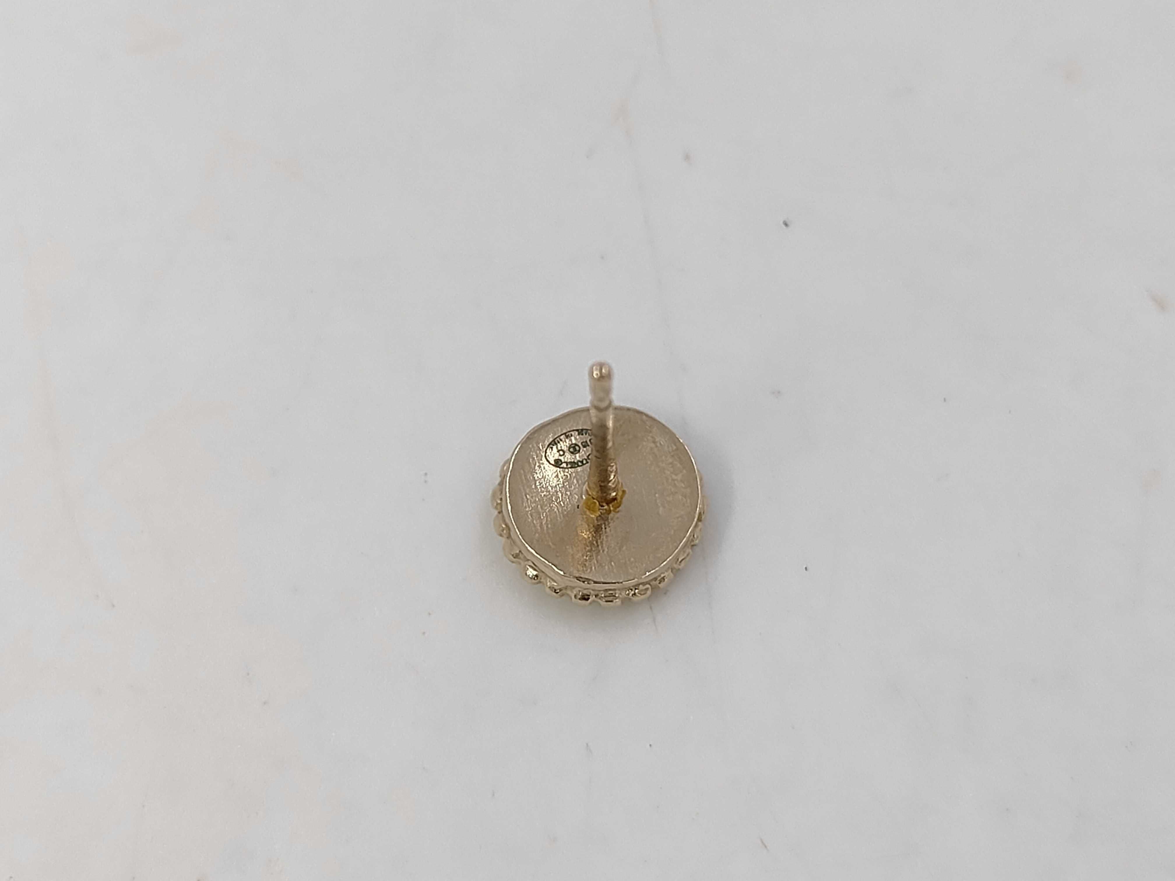Coco Mark Chanel Coco White Pe Earrings — view 2