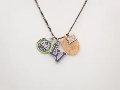 Monogram necklace, neck circumference approximately 57cm