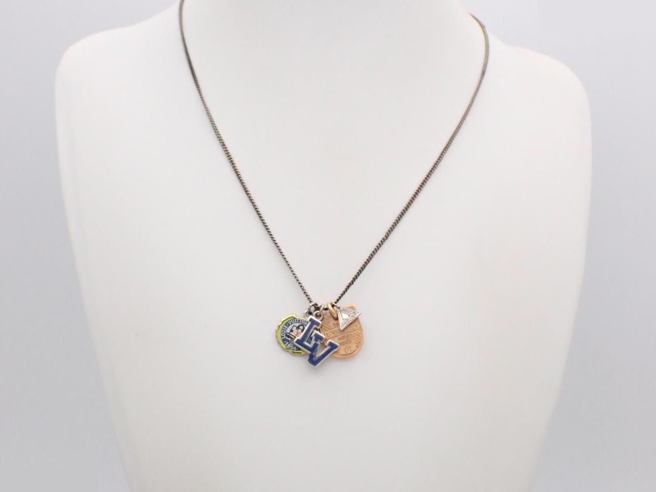 Monogram necklace, neck circumference approximately 57cm — view 3
