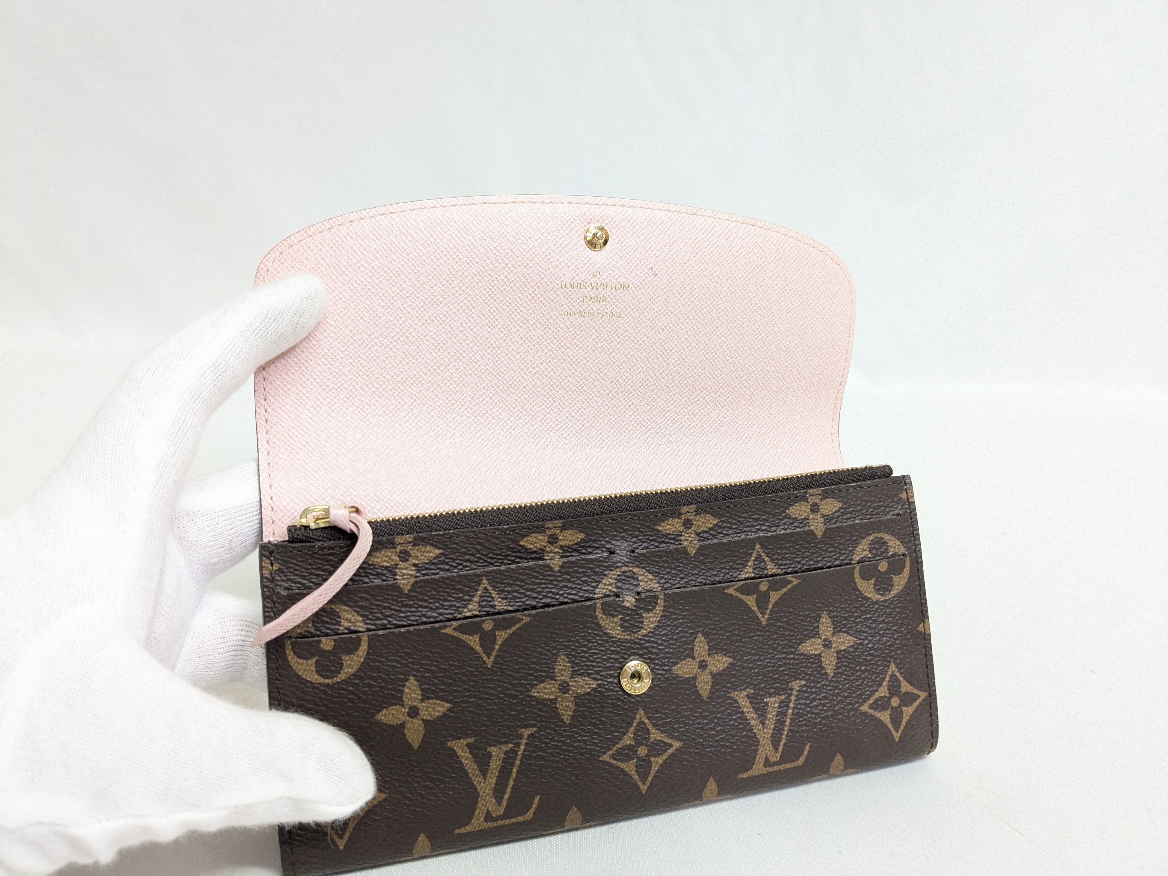 LV Monogram Emilie Rose Ballerine IC Chip Wallet — view 6