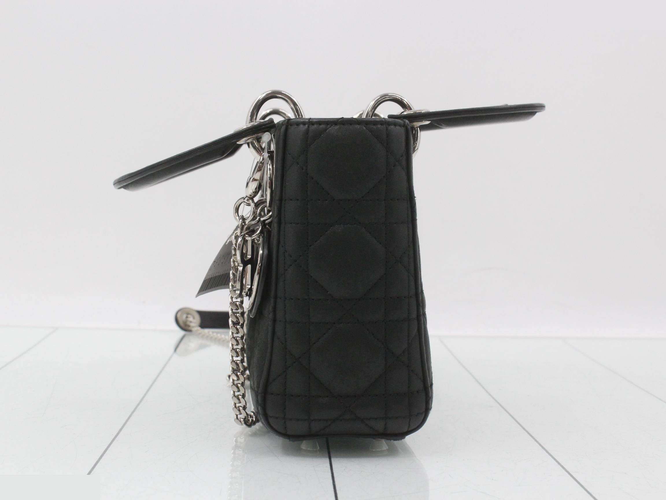 Lady Dior Cannage 2-Way Chain Shoulder/Handbag — view 3