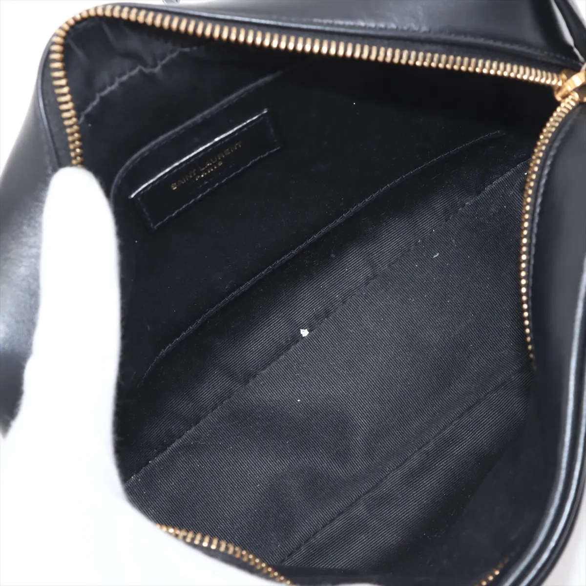 Lou Camera Leather Shoulder Bag Black 761554 — view 6