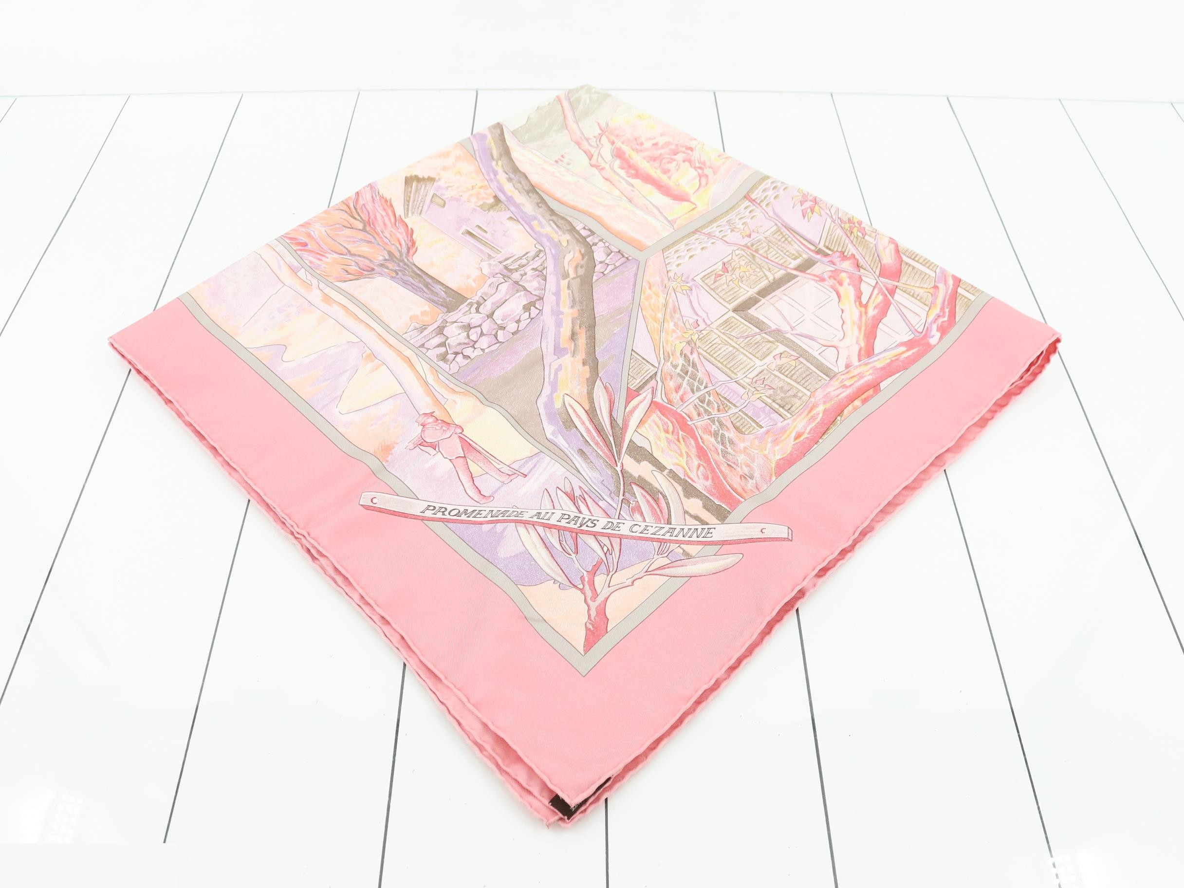 Carre 90 Promenade All Pays Cezanne Scarf — view 2