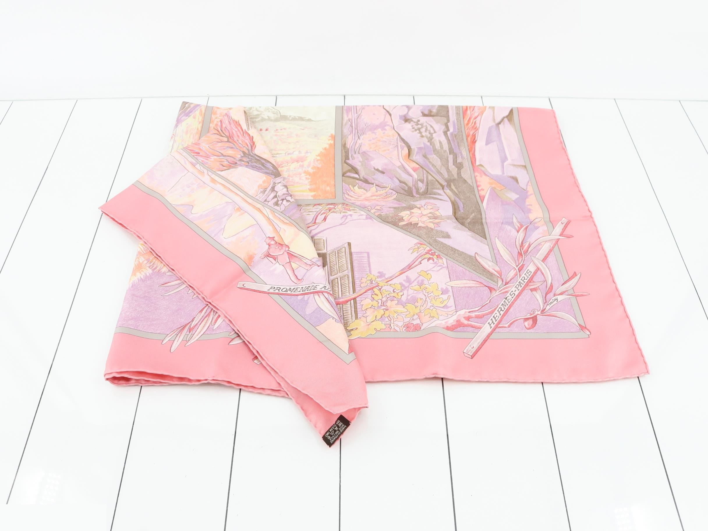 Carre 90 Promenade All Pays Cezanne Scarf — view 3