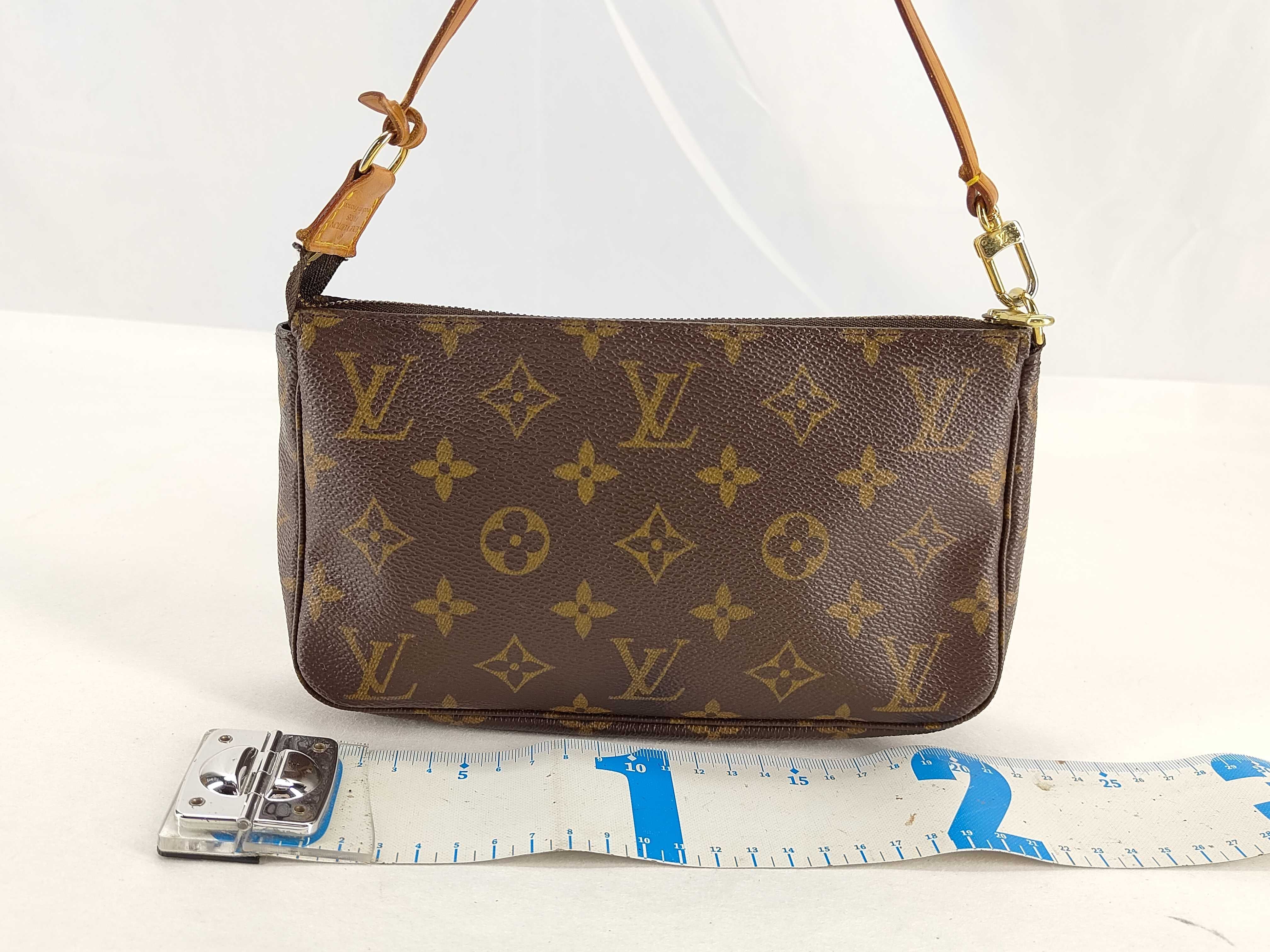 Monogram Pochette Accessoires M51980 VI0010 Brown Pouch — view 2