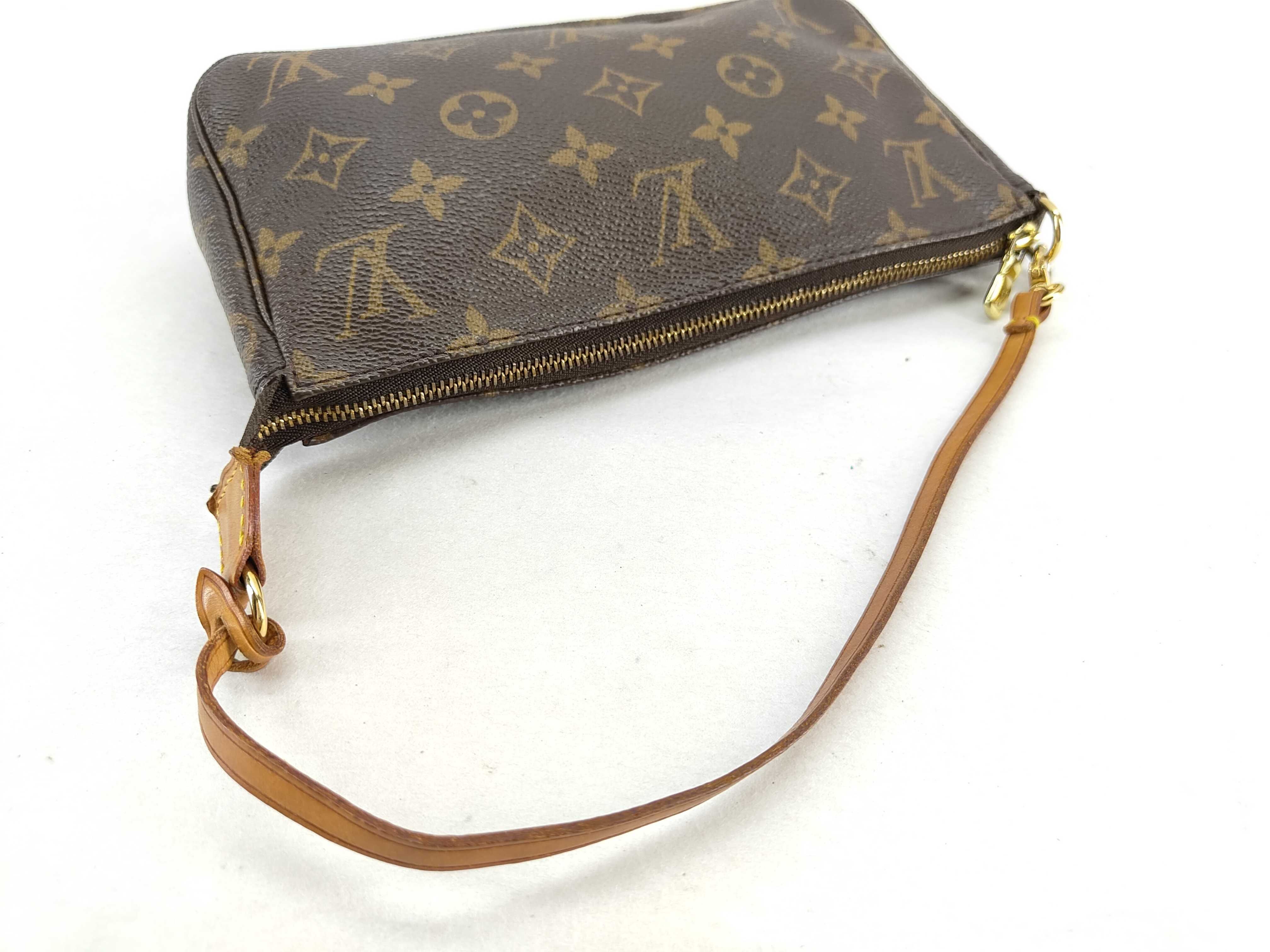 Monogram Pochette Accessoires M51980 VI0010 Brown Pouch — view 4