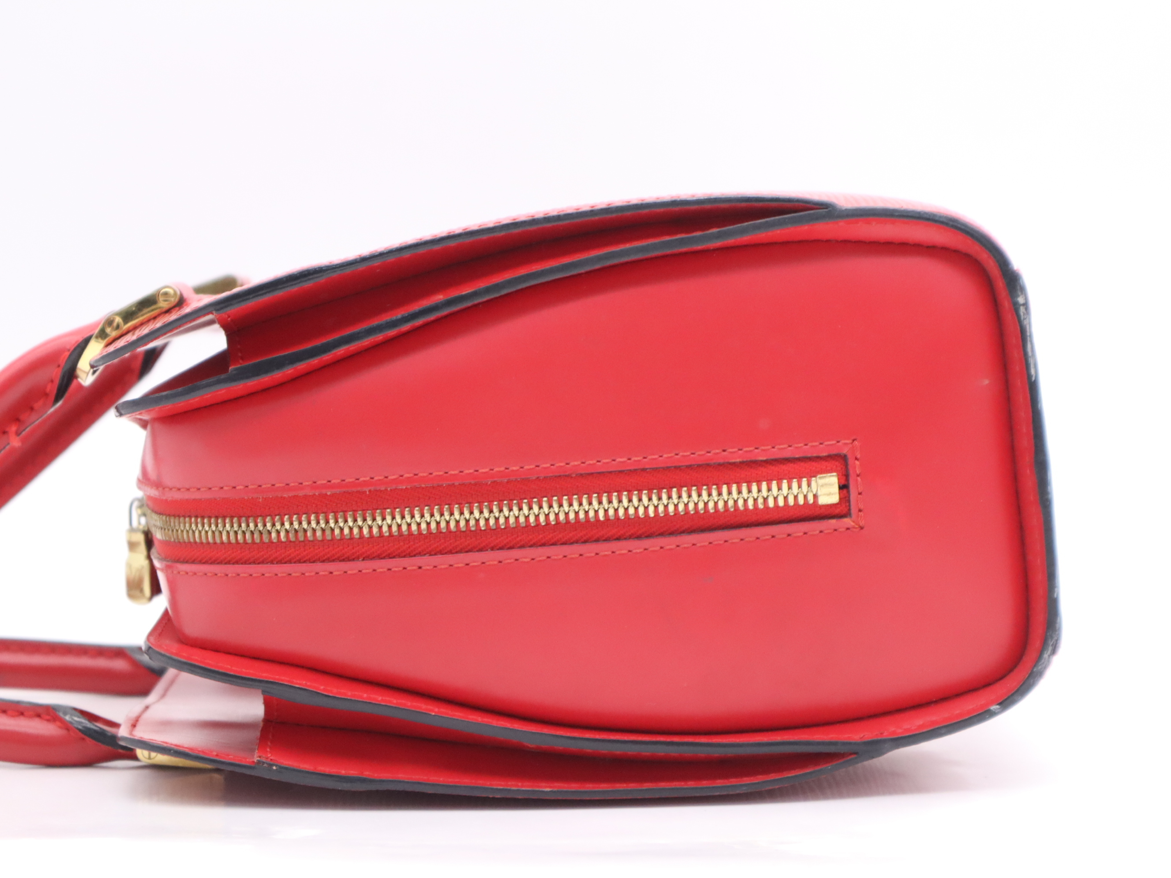 M52057 Epi Pont Neuf Castilian Red Handbag — view 3