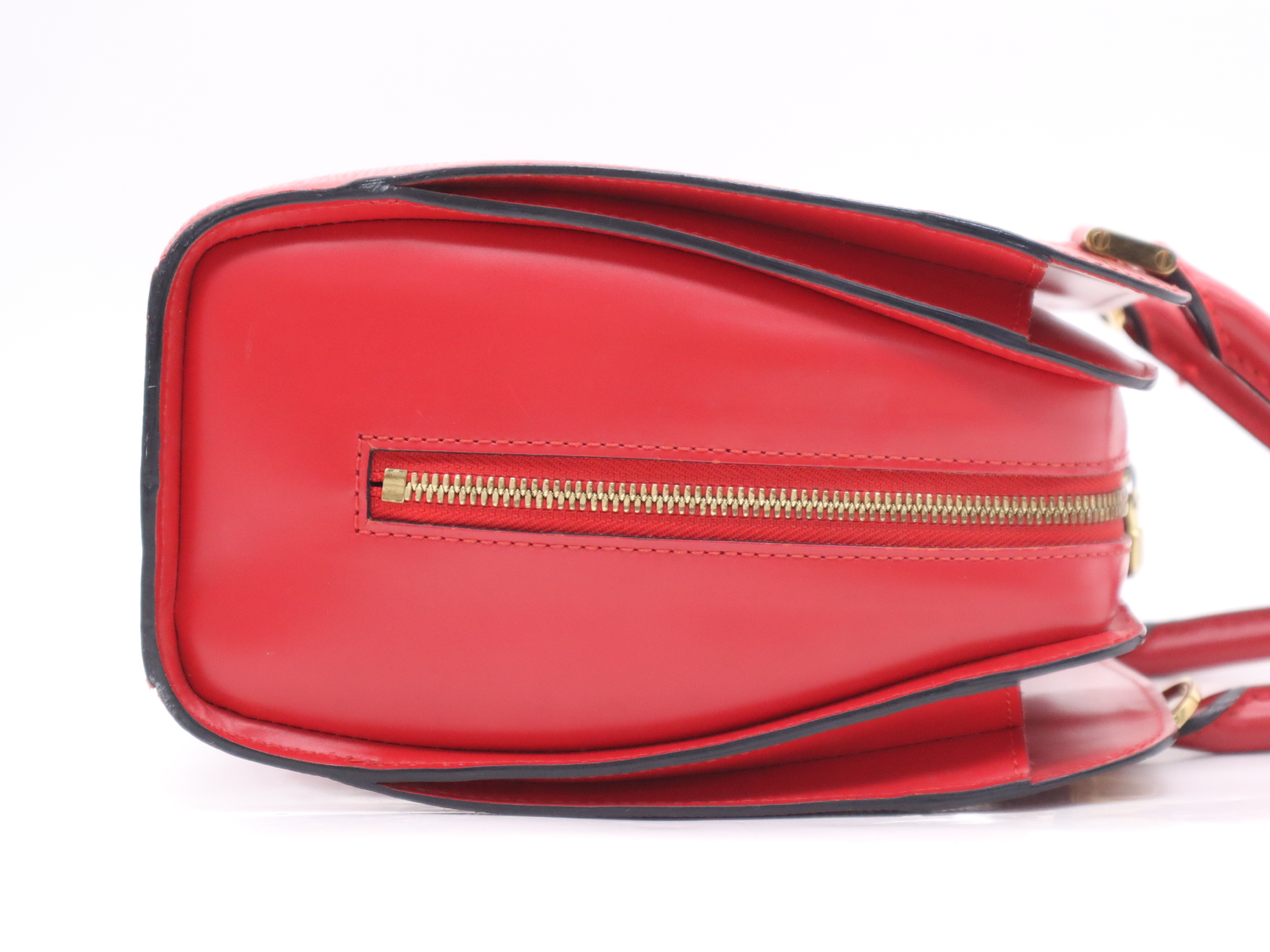 M52057 Epi Pont Neuf Castilian Red Handbag — view 5