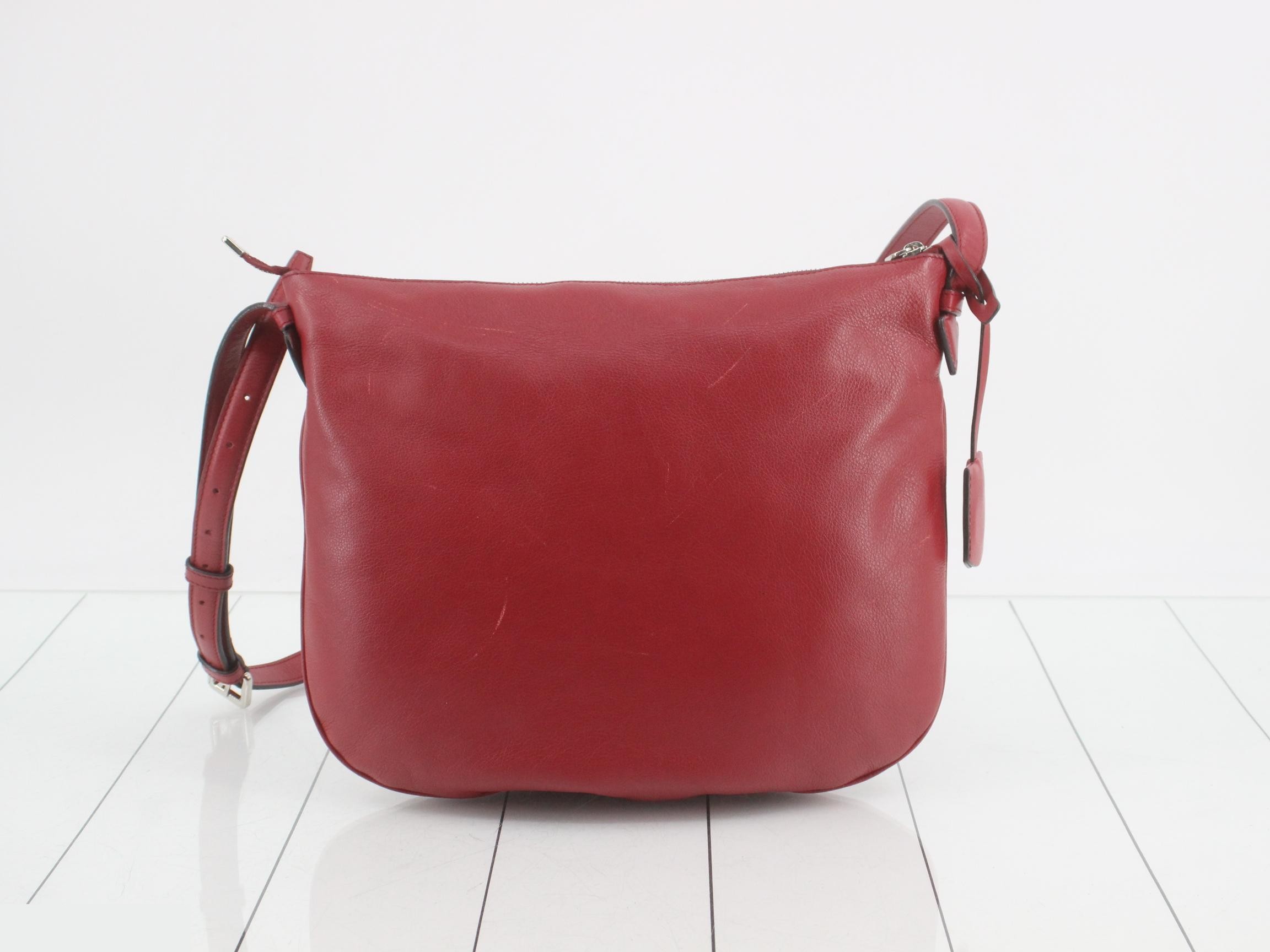 Heritage Shoulder Bag, Red, 031110 — view 2