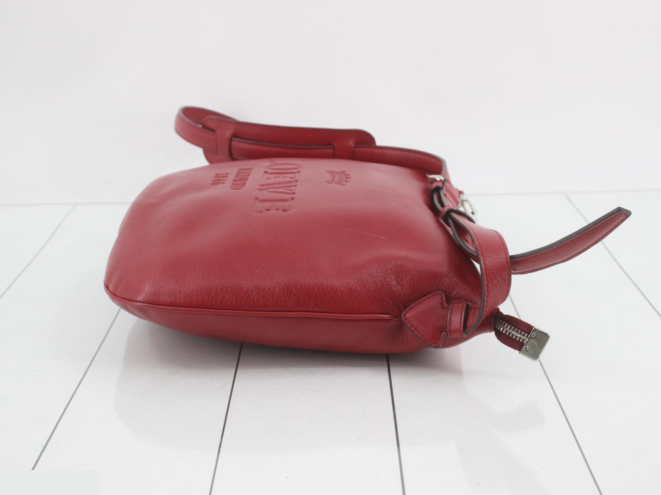 Heritage Shoulder Bag, Red, 031110 — view 3