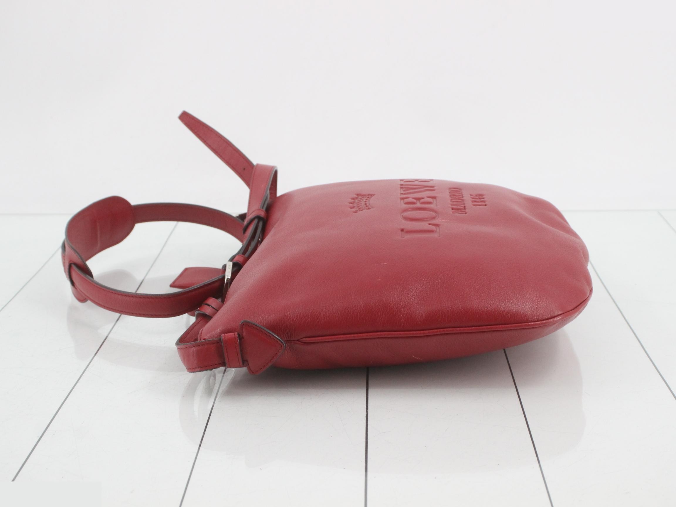 Heritage Shoulder Bag, Red, 031110 — view 4