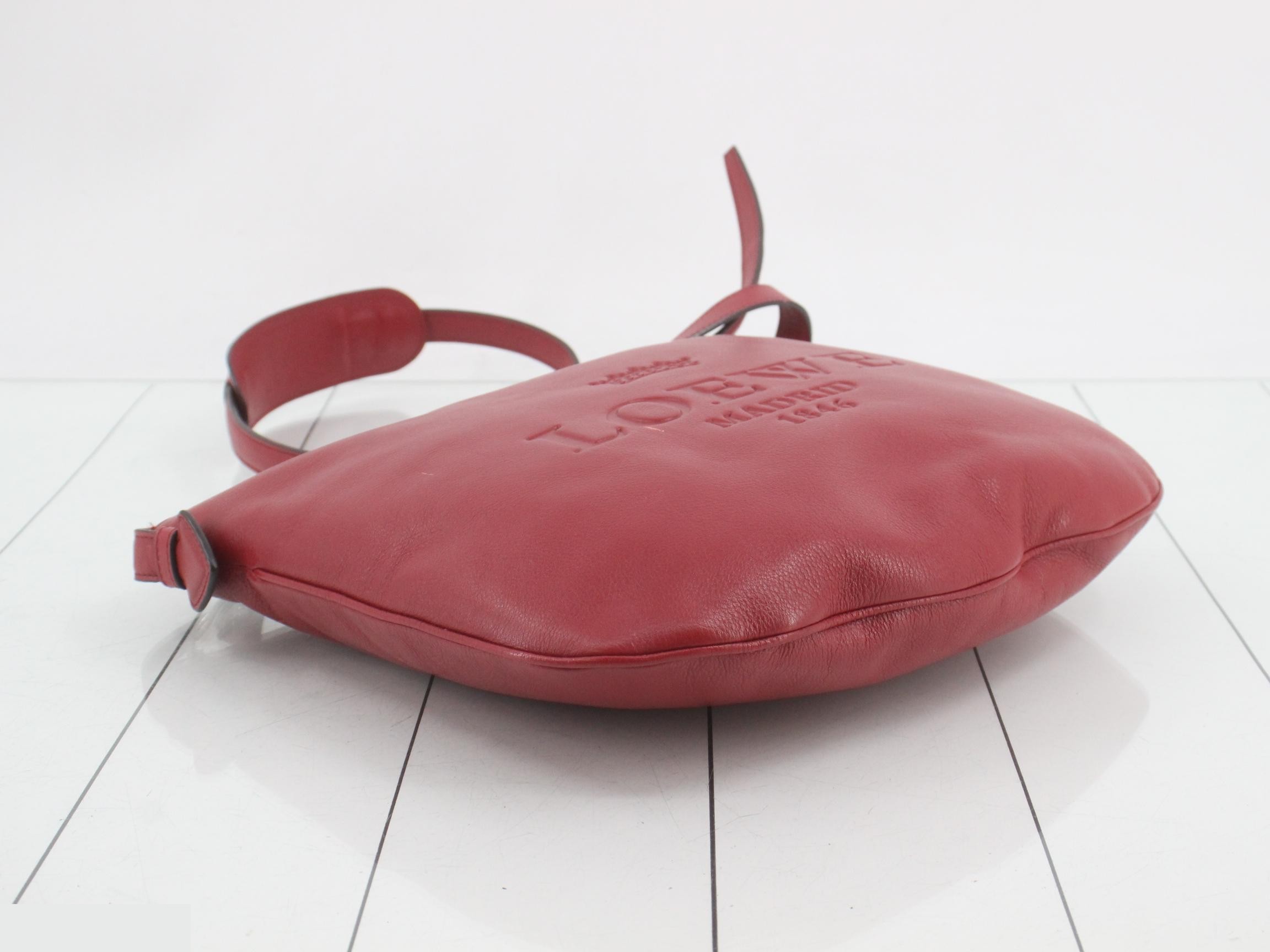 Heritage Shoulder Bag, Red, 031110 — view 5