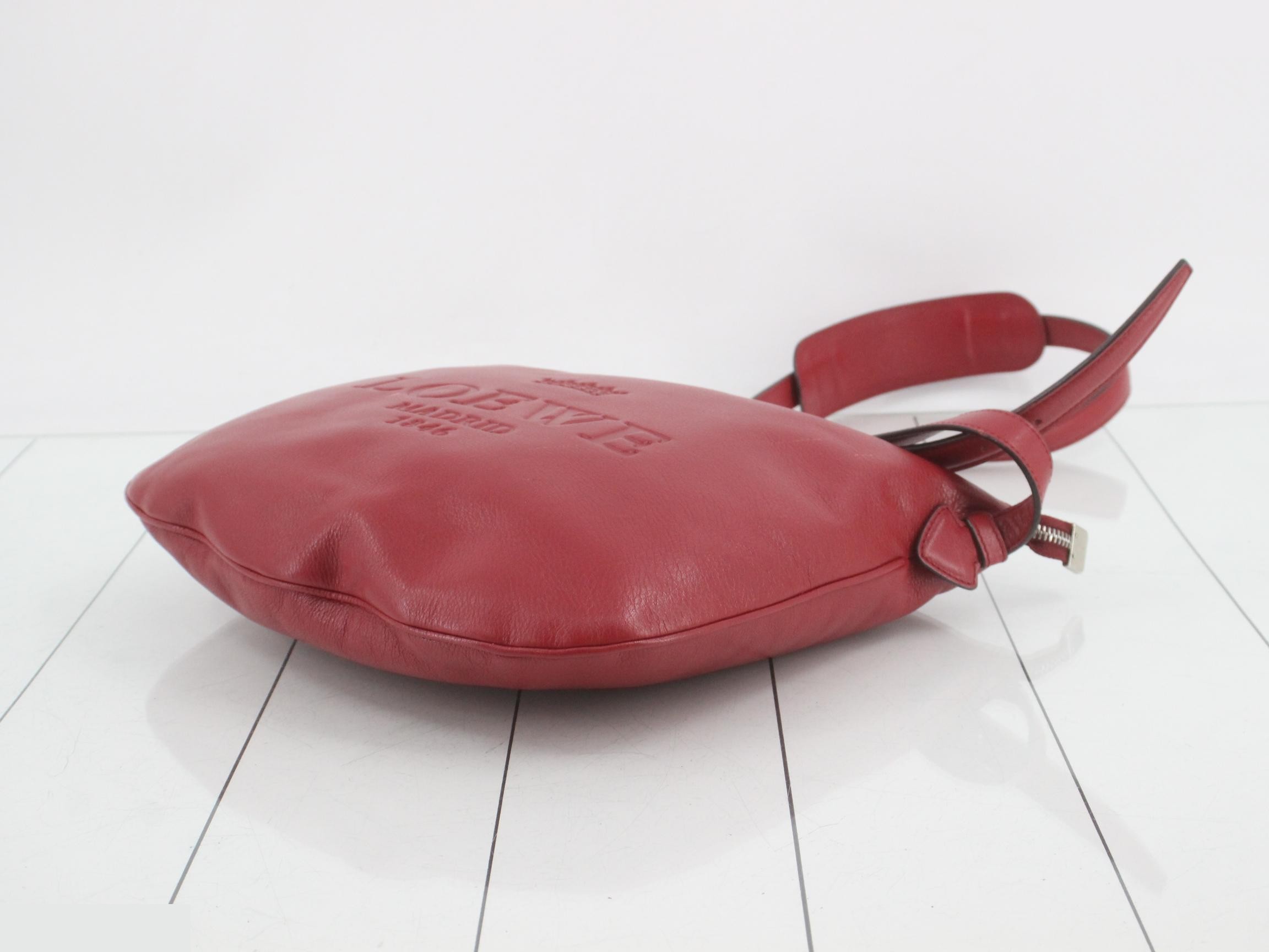 Heritage Shoulder Bag, Red, 031110 — view 6