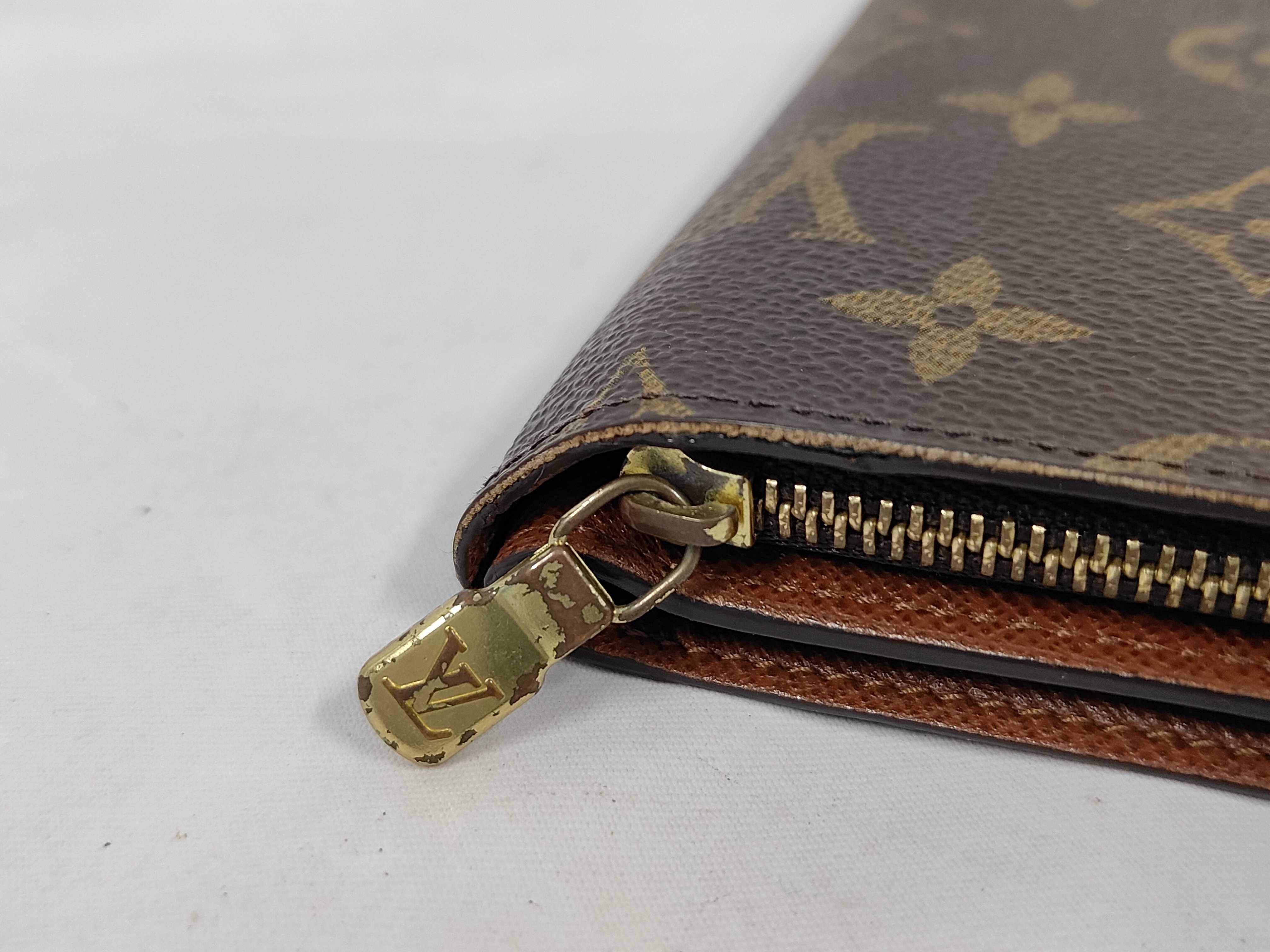Monogram Louis Vuitton Monogram Portefeuille Zip Bi-fold Wallet M61207 SP0012 Wallet — view 6
