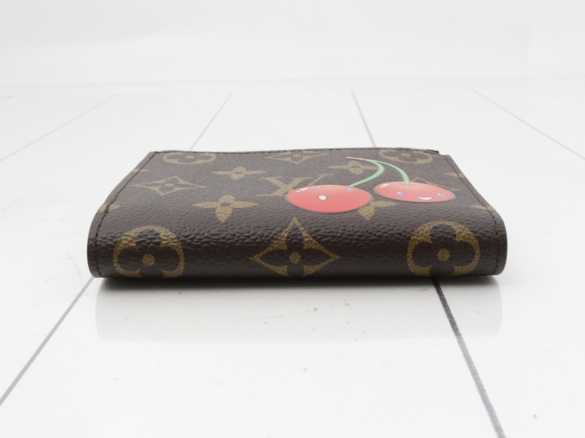 Takashi Murakami Monogram Portefeuille Lisa Cherry Bi-fold Wallet — view 3