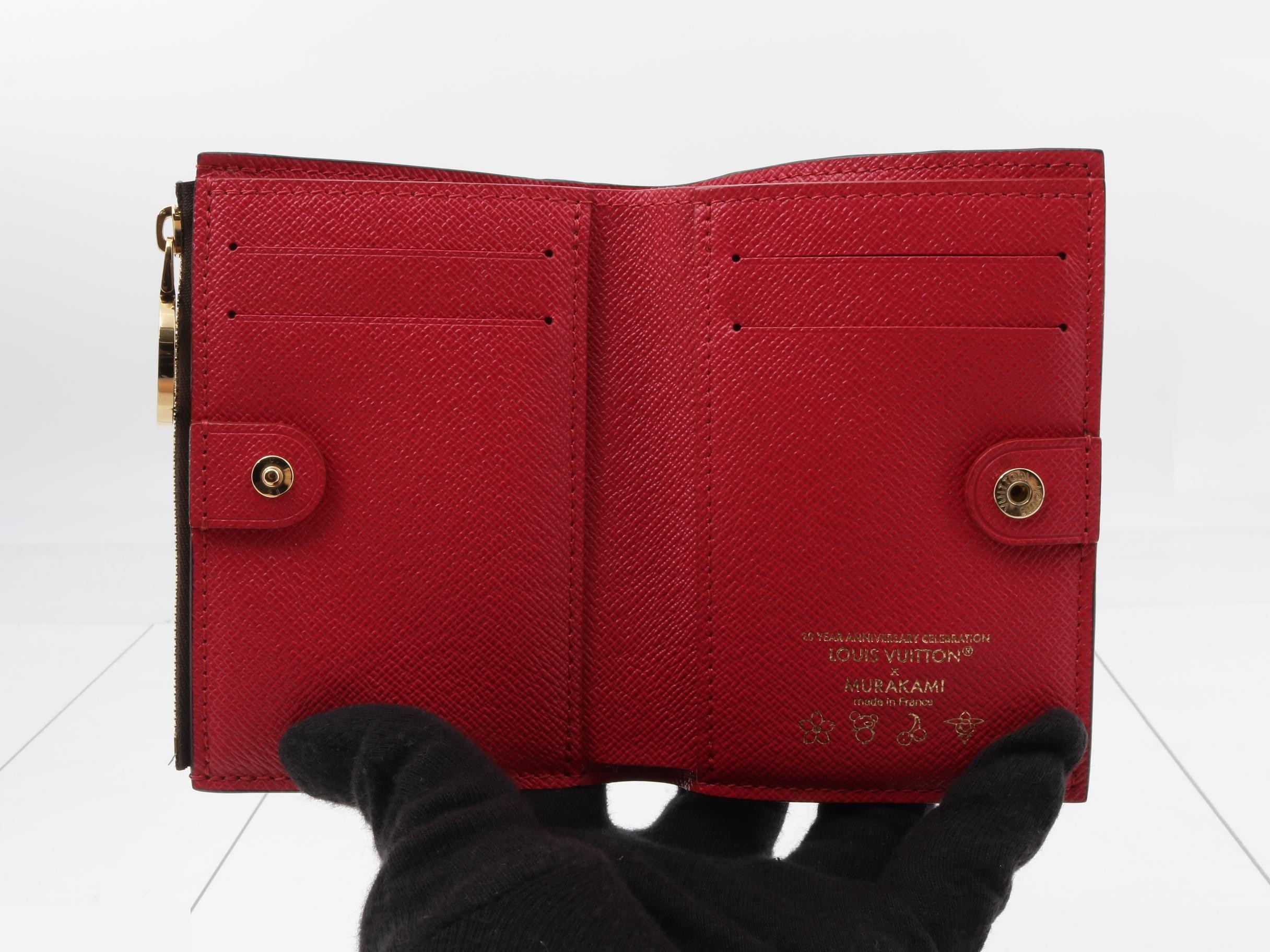 Takashi Murakami Monogram Portefeuille Lisa Cherry Bi-fold Wallet — view 4
