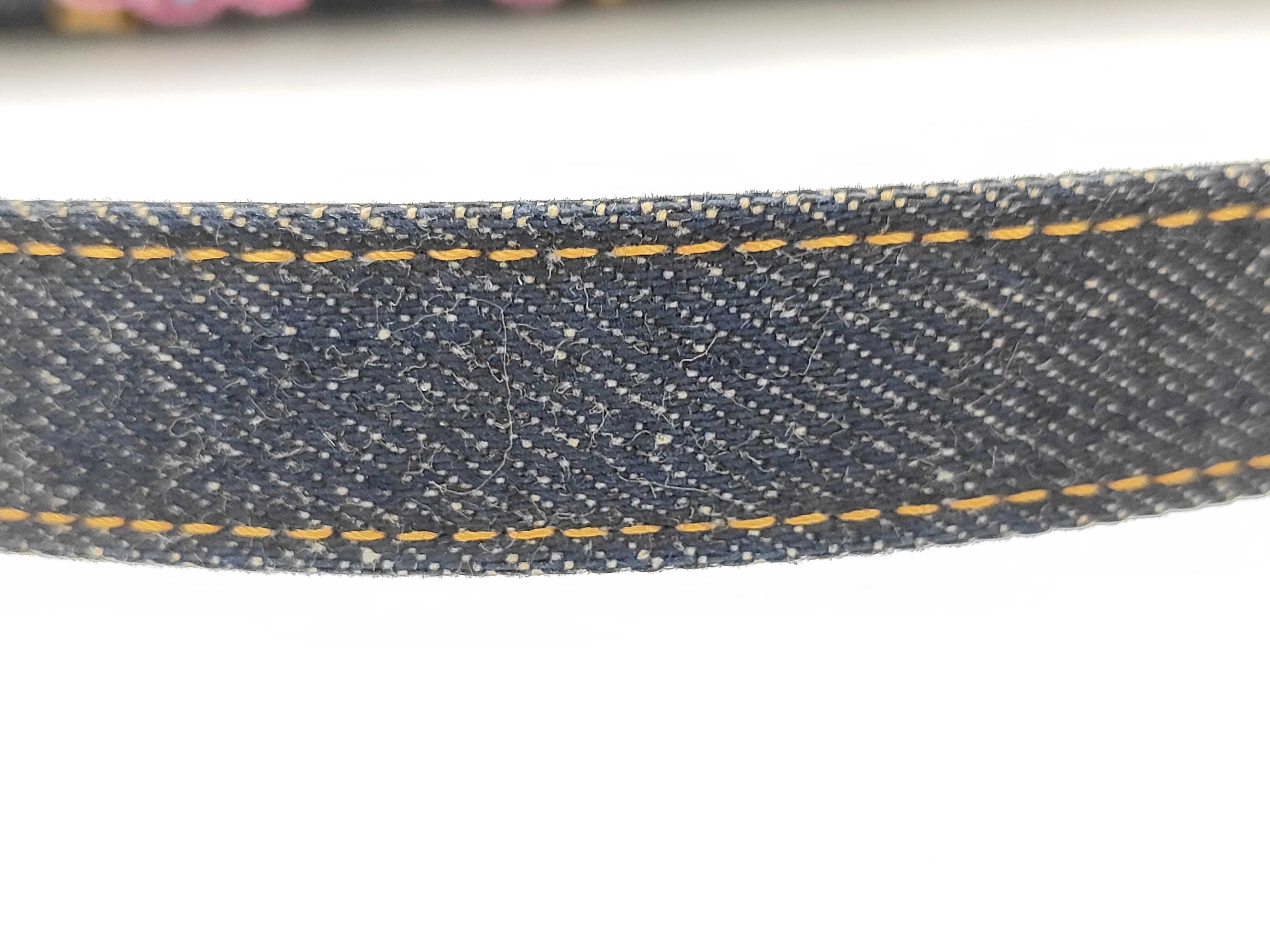Mamma Bucket Flower Bijou Denim Shoulder Bag — view 5