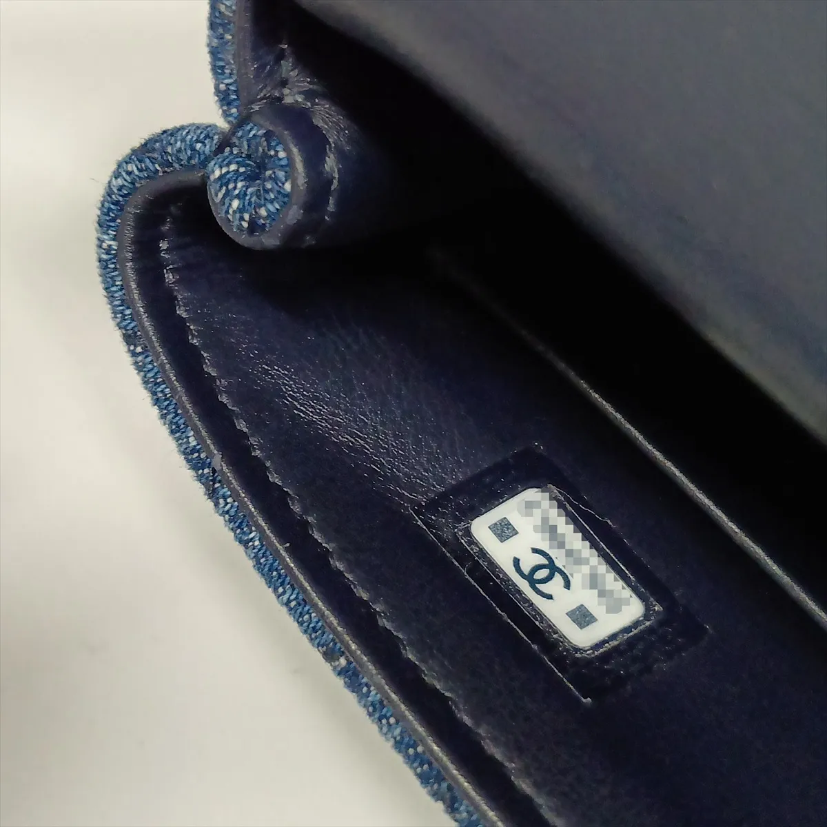 [Individually packaged] Chanel Coco Handle Mini Denim x Leather 2-Way Handbag, Blue, Gold Hardware, EHL3HNL3, Random Serial Number — view 14