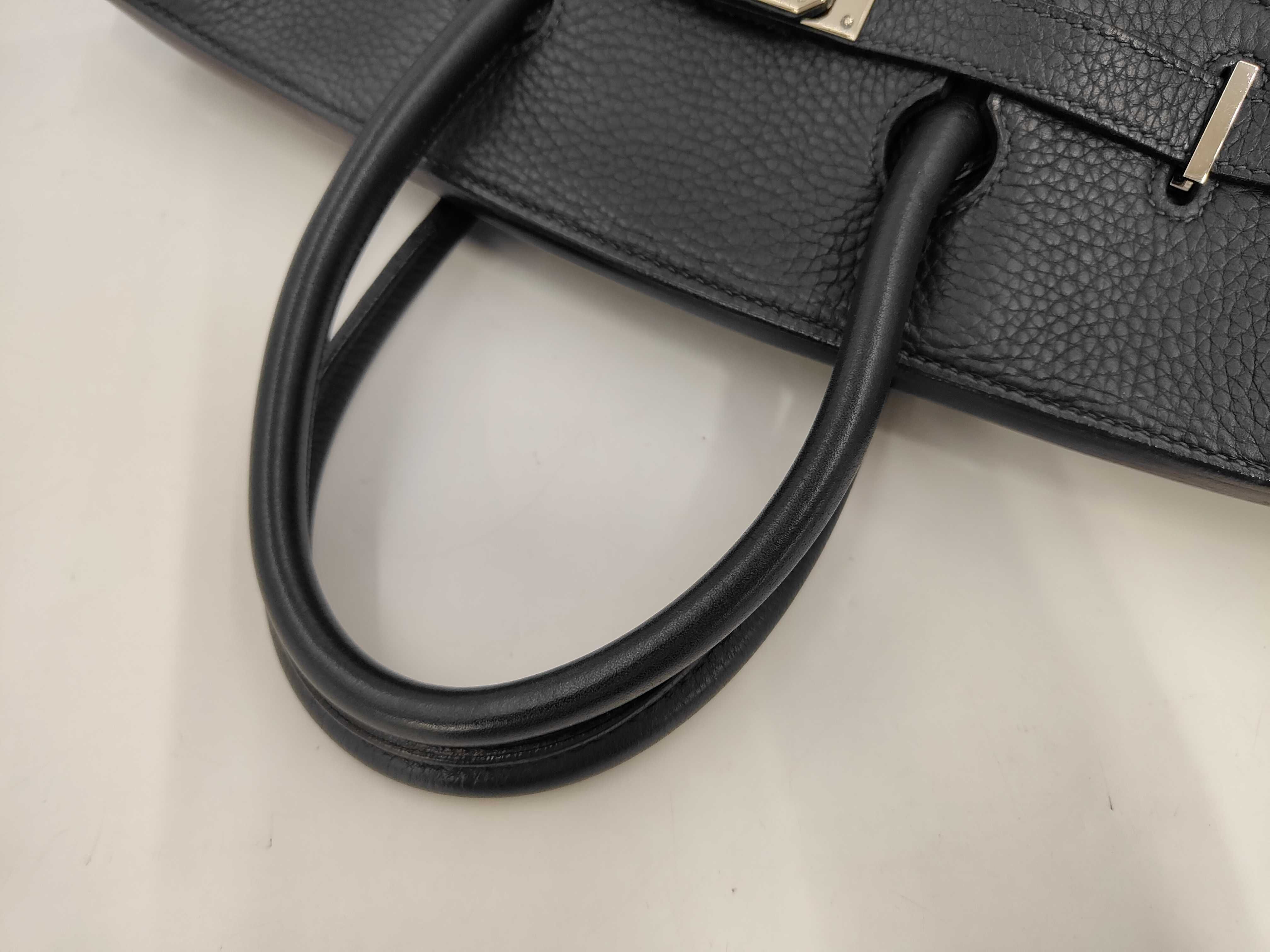 Birkin handbag (navy blue) — view 4