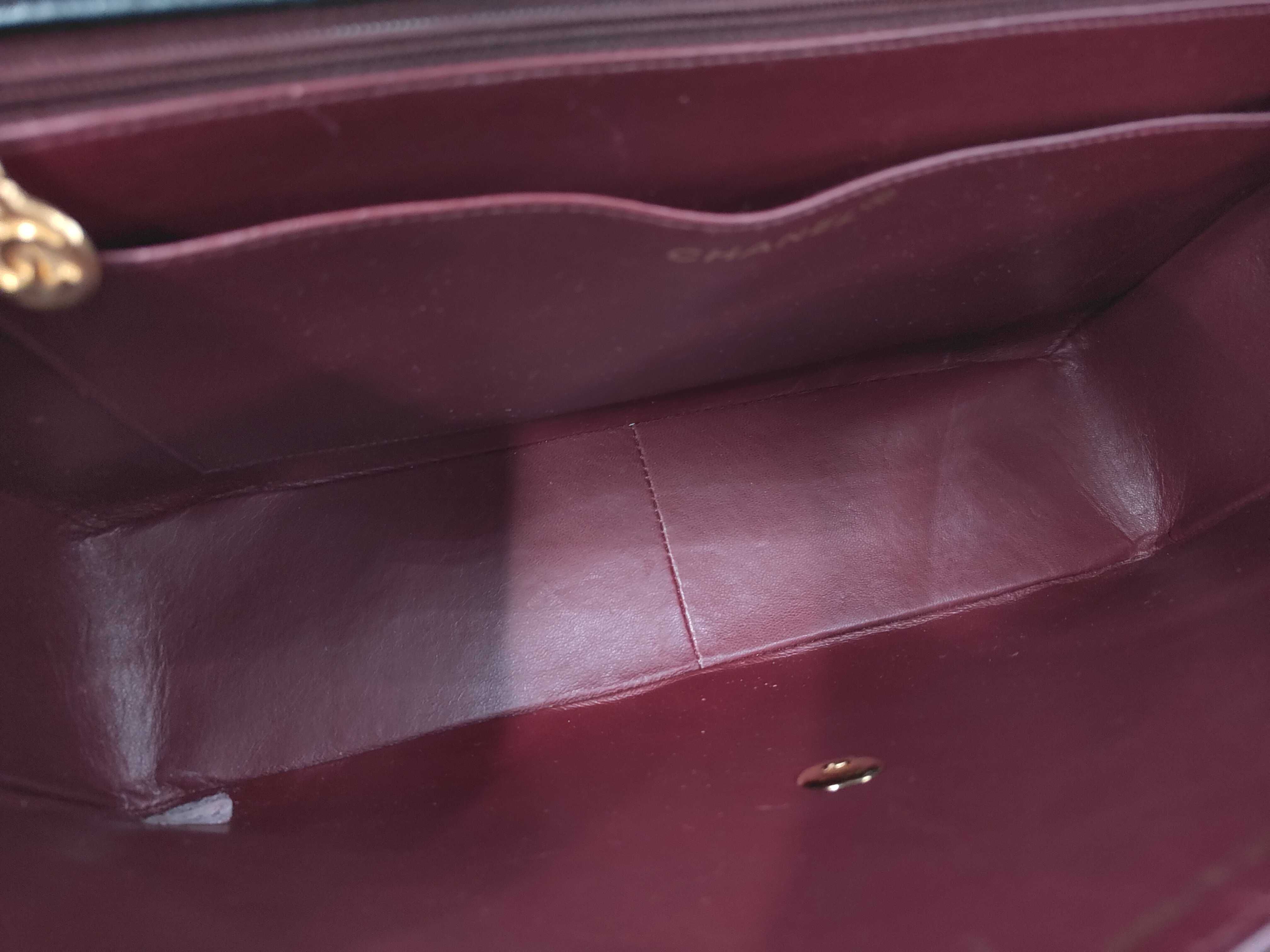 Lambskin Large Matelassé Shoulder Bag (Seal faint) — view 9