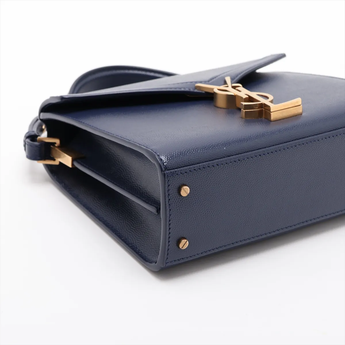 Cassandra 623039 Leather 2-Way Handbag Navy (Serial Error) — view 4
