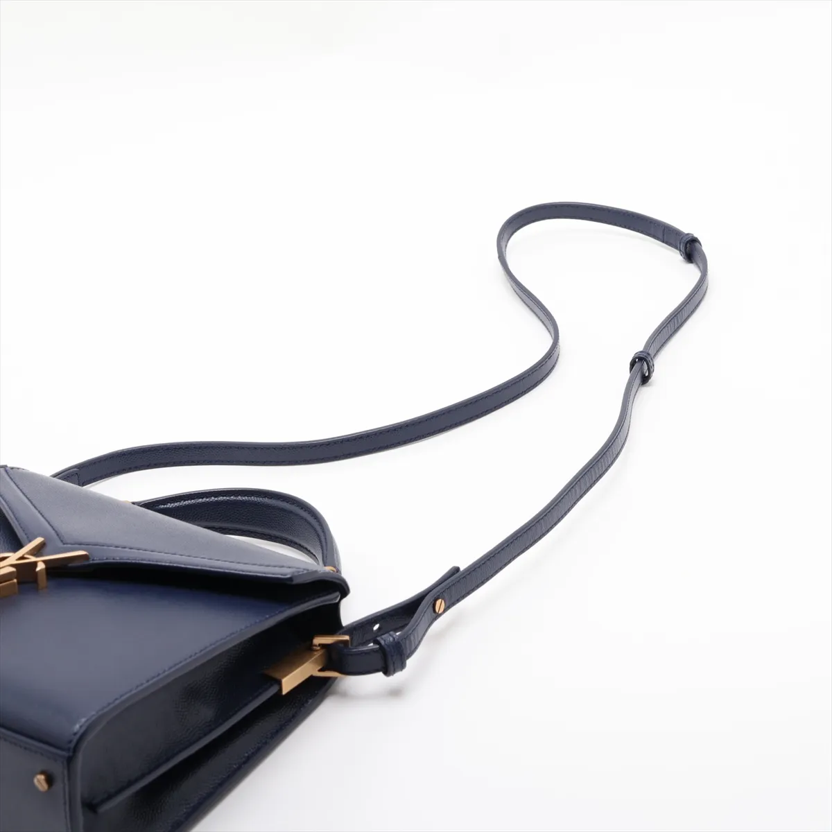 Cassandra 623039 Leather 2-Way Handbag Navy (Serial Error) — view 5