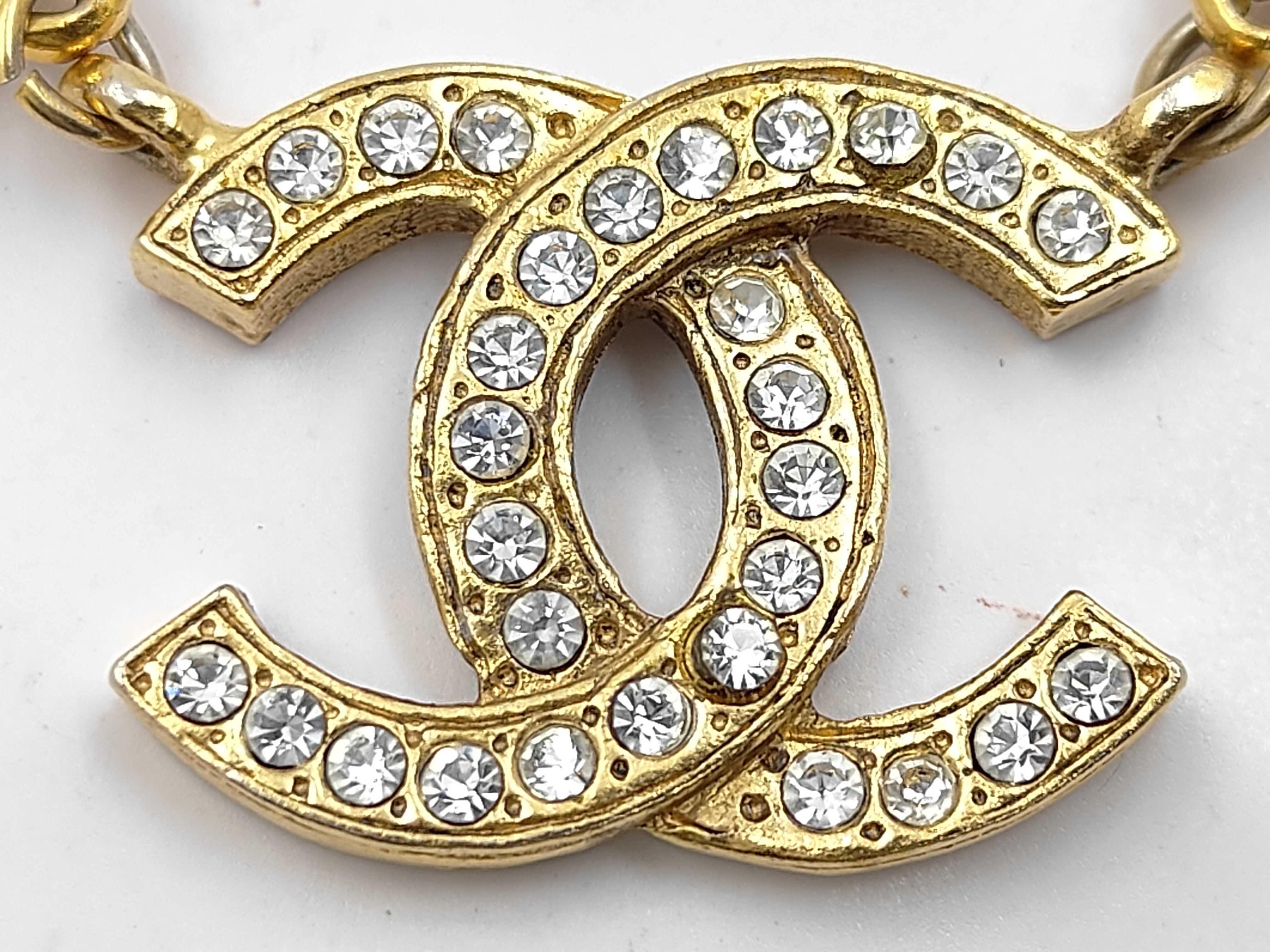 Coco Mark Rhinestone Necklace — view 8