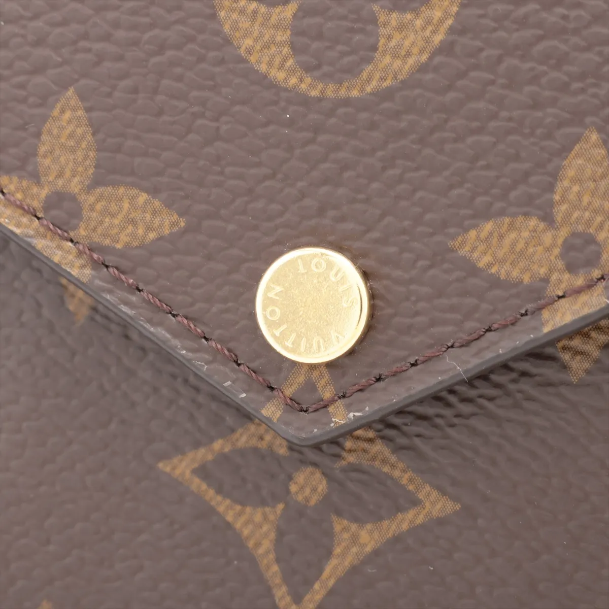 Monogram Portecarte Verso M69431 Black x Brown Coin Case (RFID detected) — view 6
