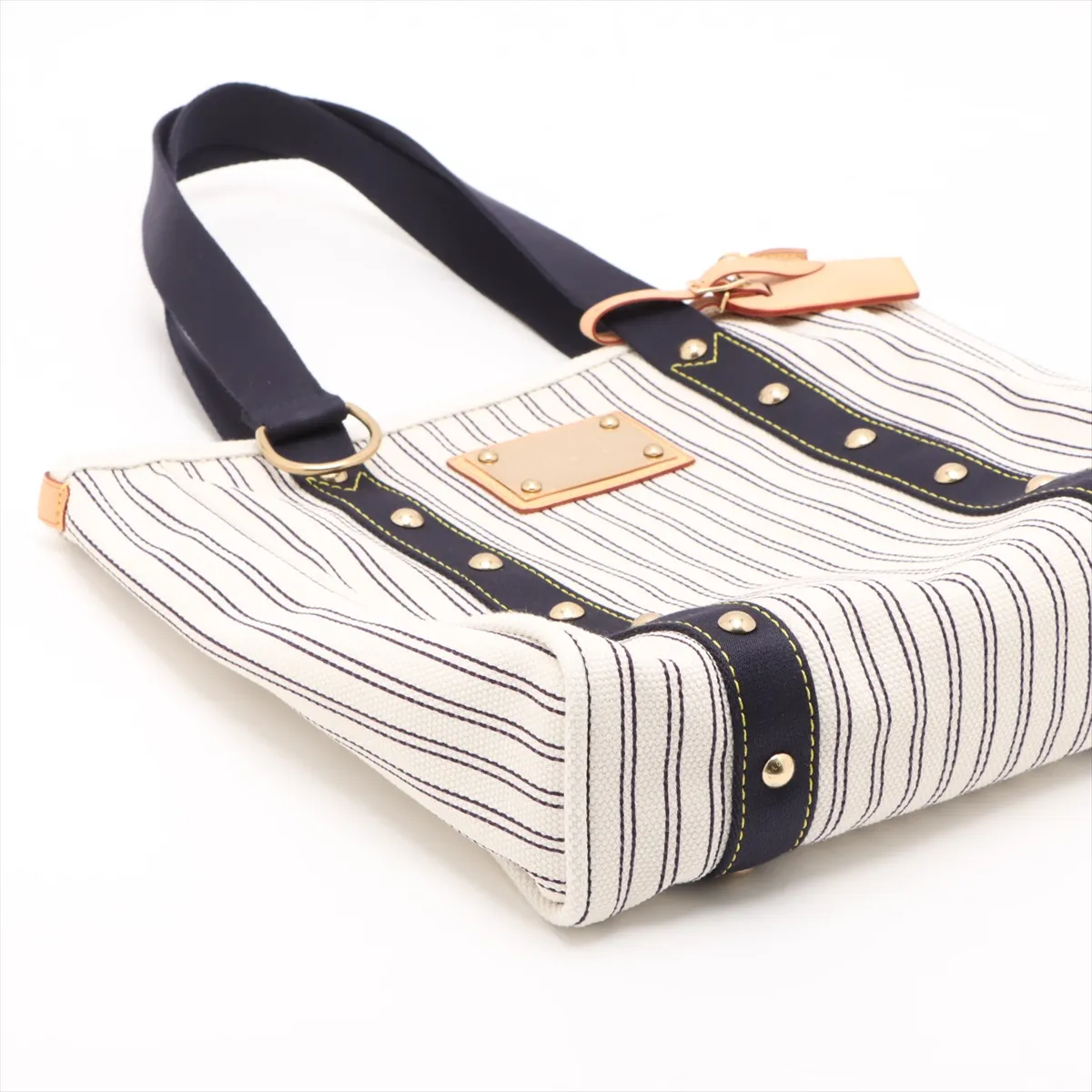 Antigua Hippo MM M40132 SP1017 White x Navy with initials — view 4