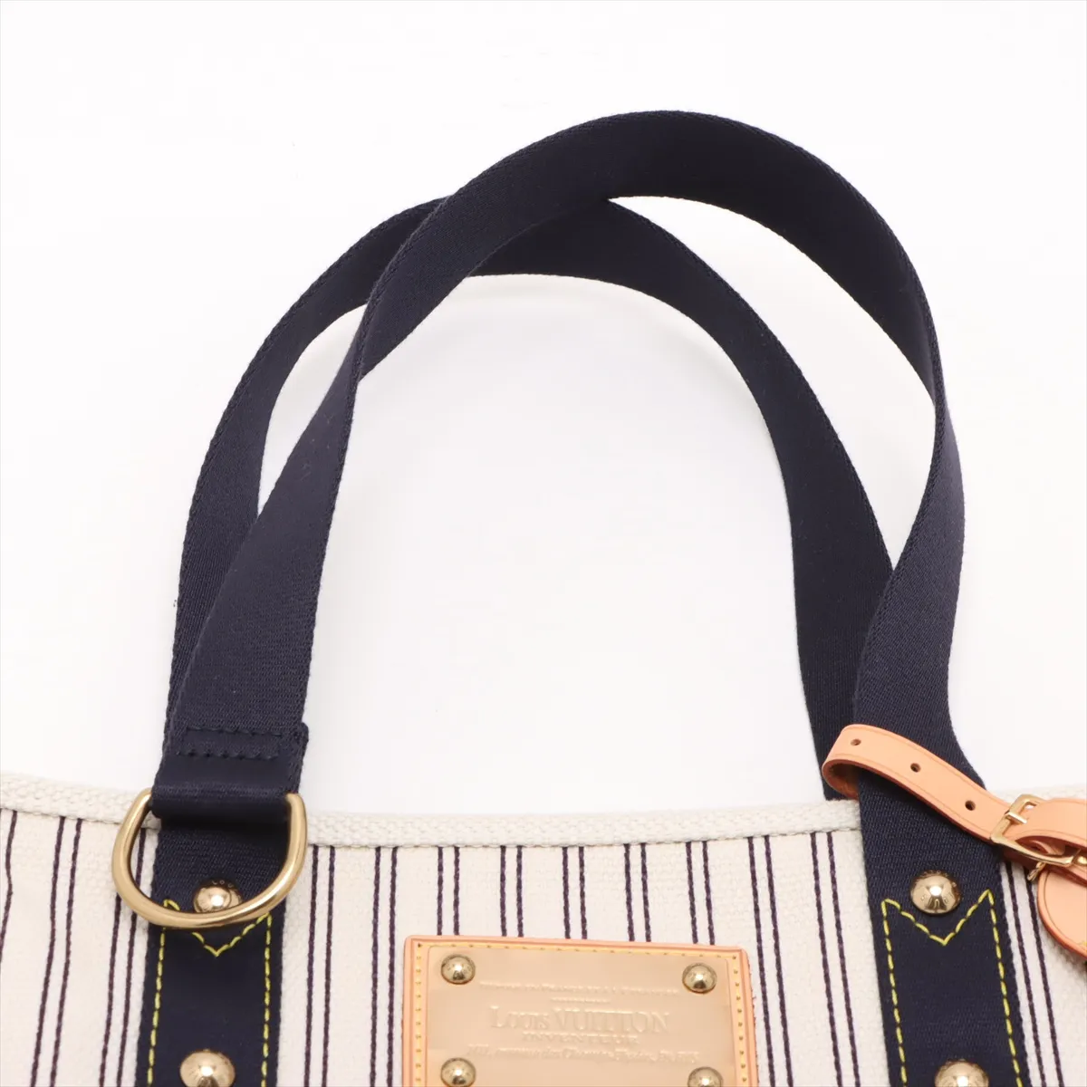 Antigua Hippo MM M40132 SP1017 White x Navy with initials — view 6