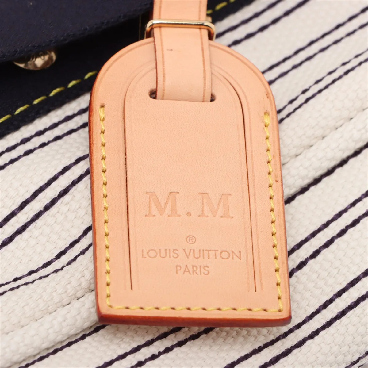 Antigua Hippo MM M40132 SP1017 White x Navy with initials — view 10
