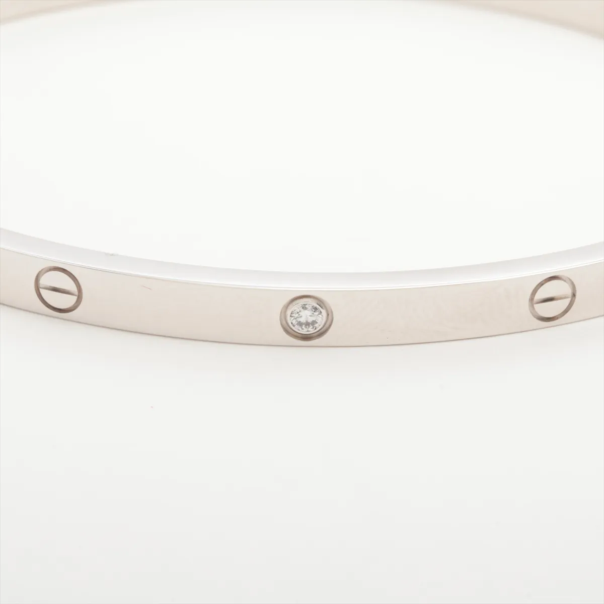 Love SM Half Diamond Bracelet 750 (WG) 18.5g 16 HFX688 (with screwdriver, PG) — view 3