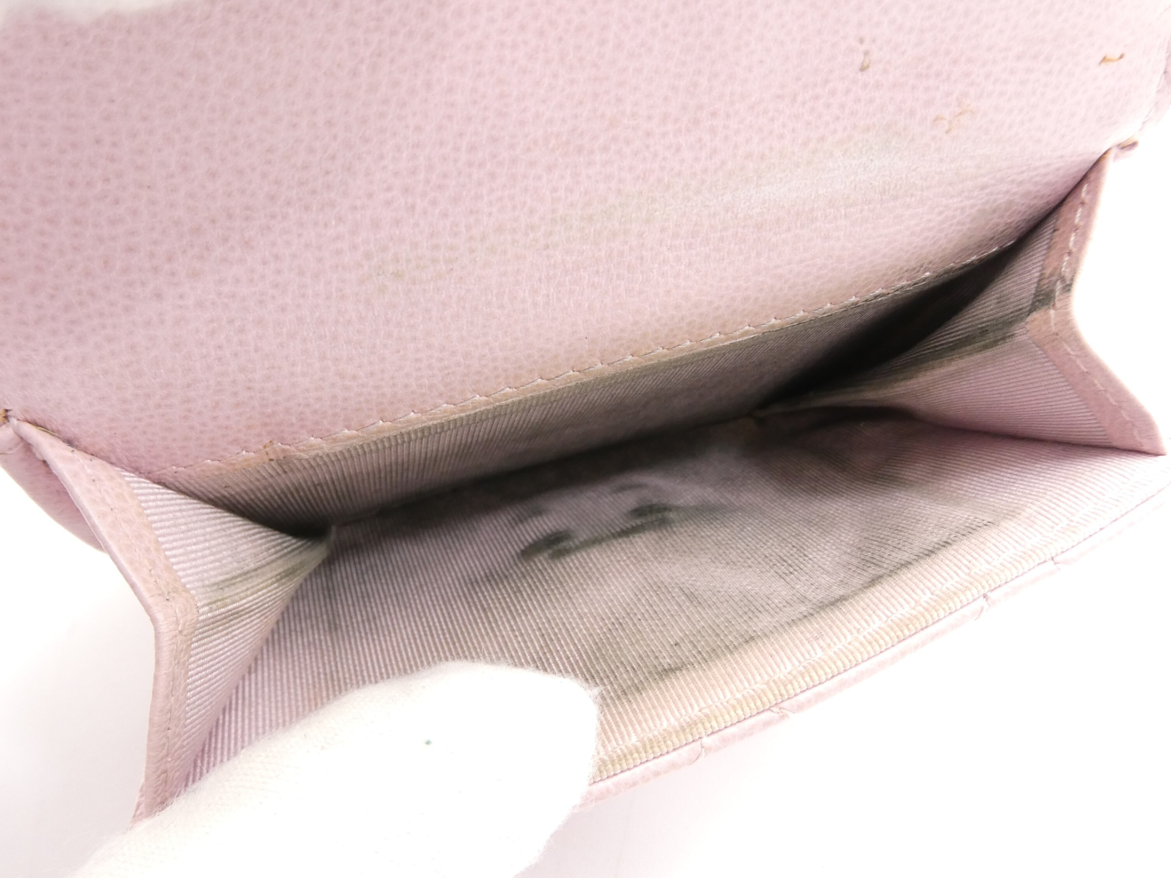 Matelassé Coco Mark Tri-fold Wallet — view 7