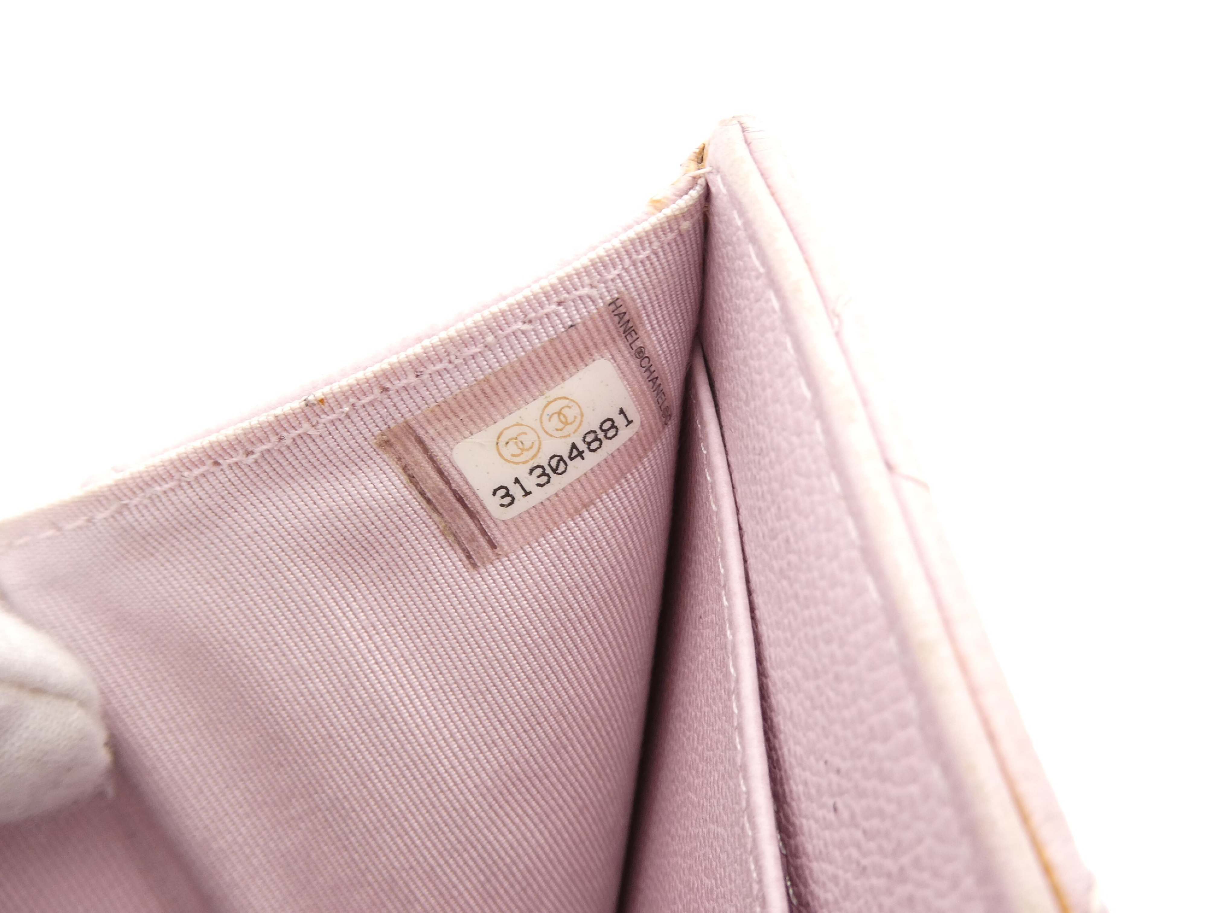 Matelassé Coco Mark Tri-fold Wallet — view 9