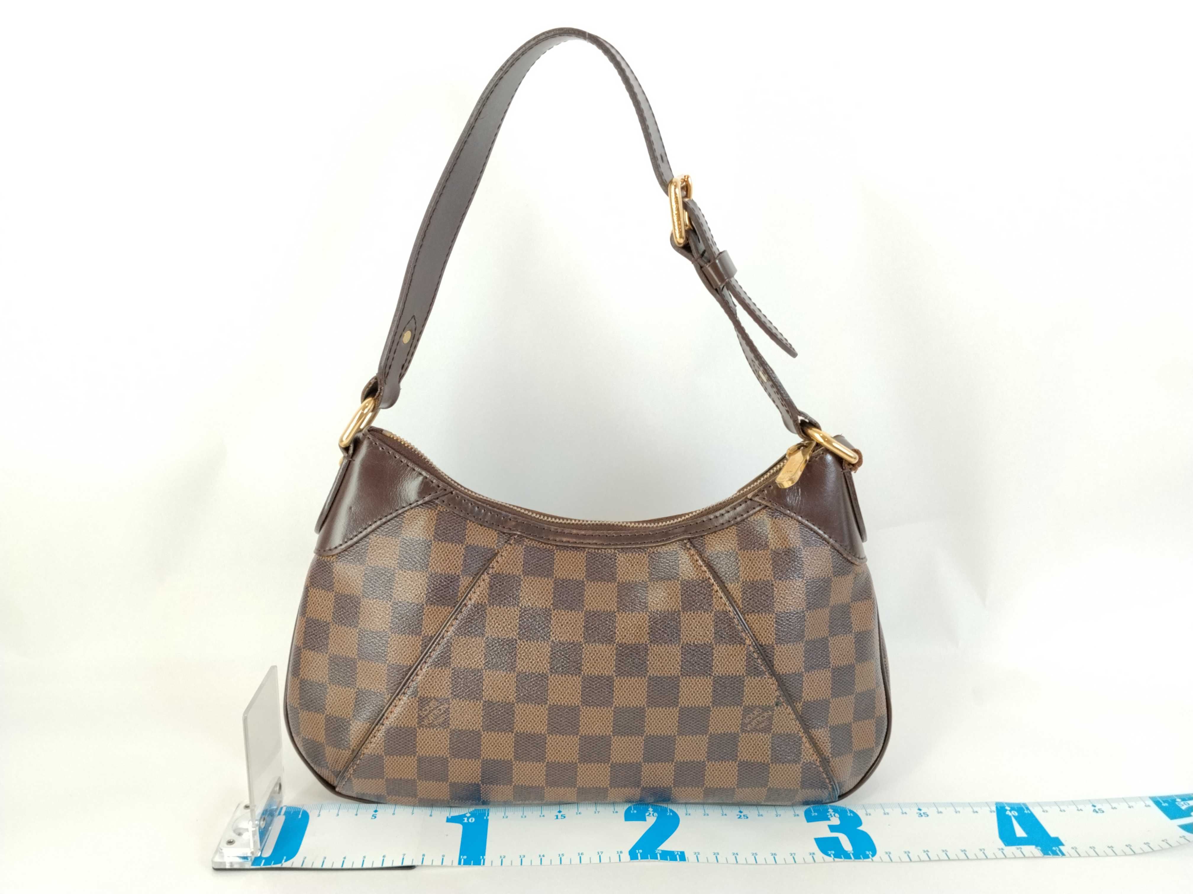 Damier Thames PM N48180 AR2100 Brown Shoulder Bag — view 2