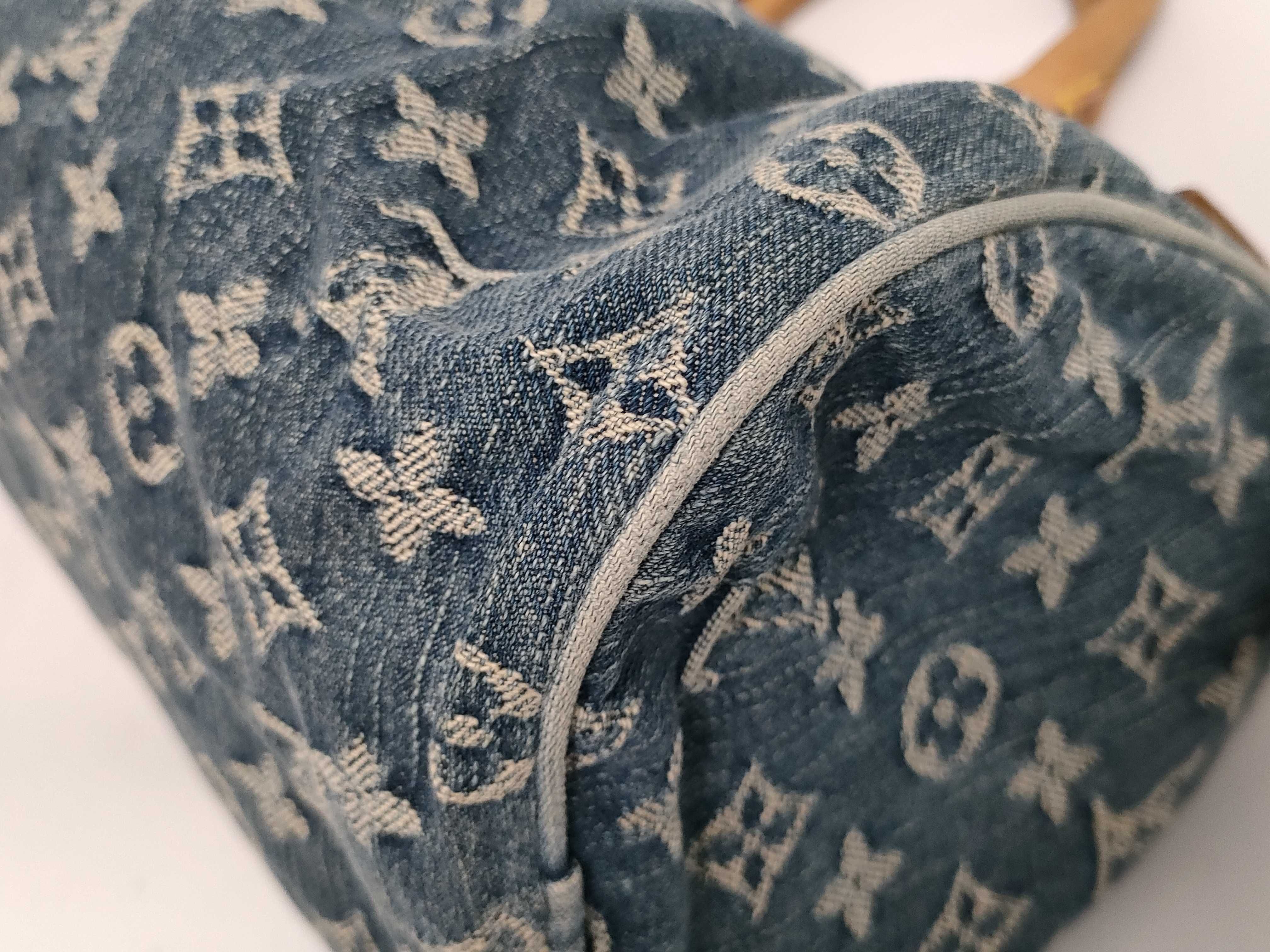 Monogram Denim Handbag — view 4