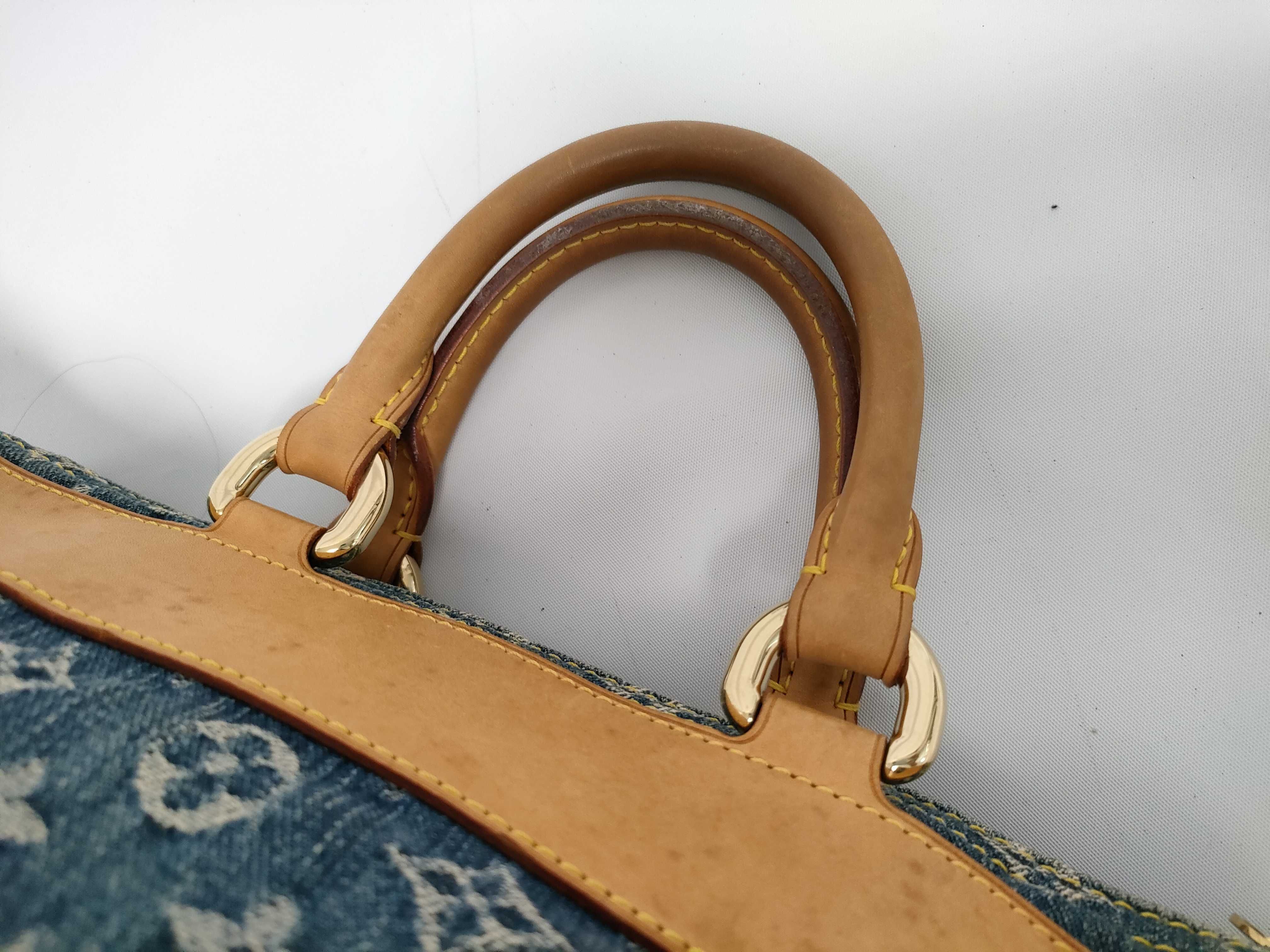 Monogram Denim Handbag — view 5
