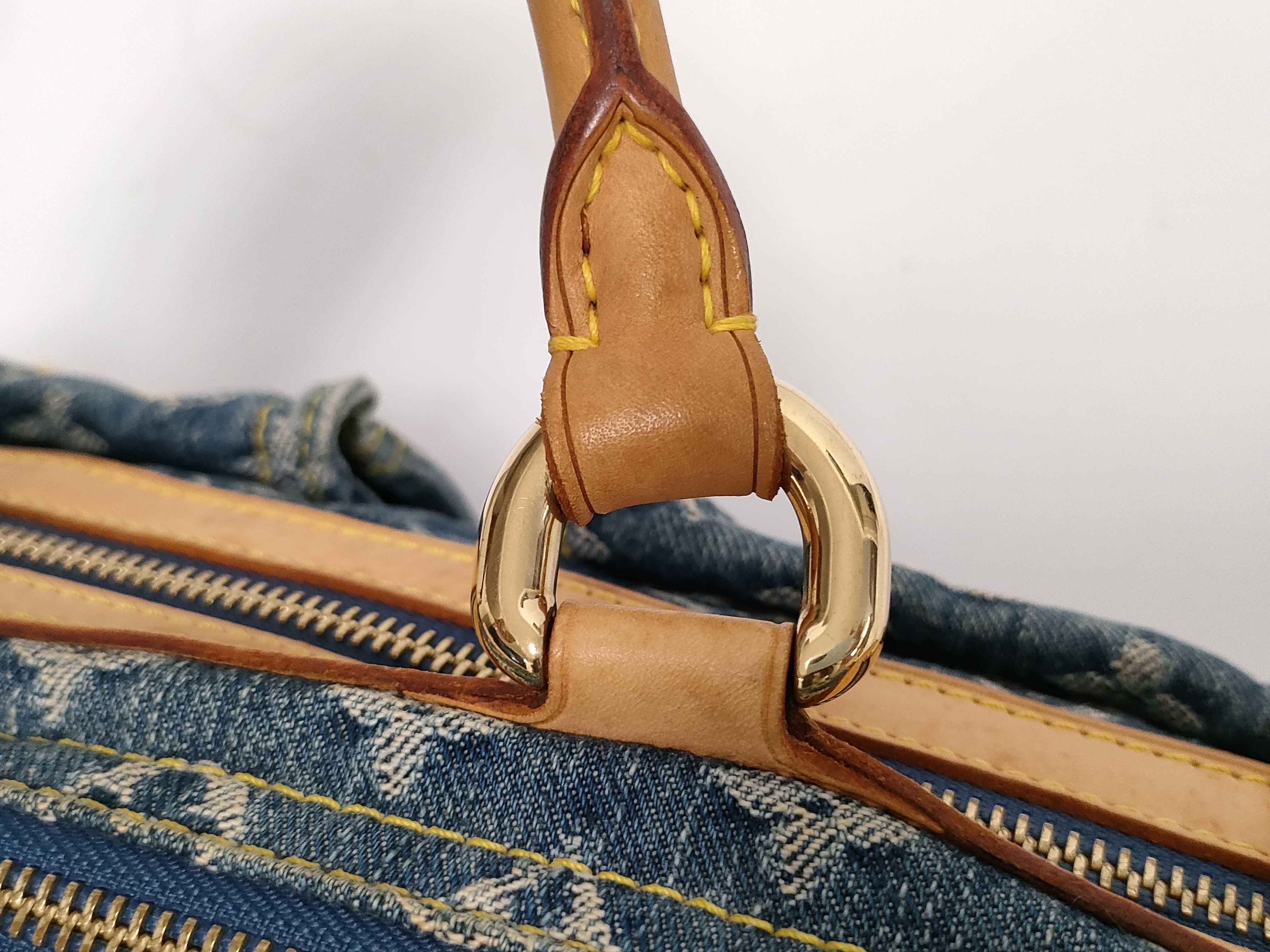 Monogram Denim Handbag — view 7