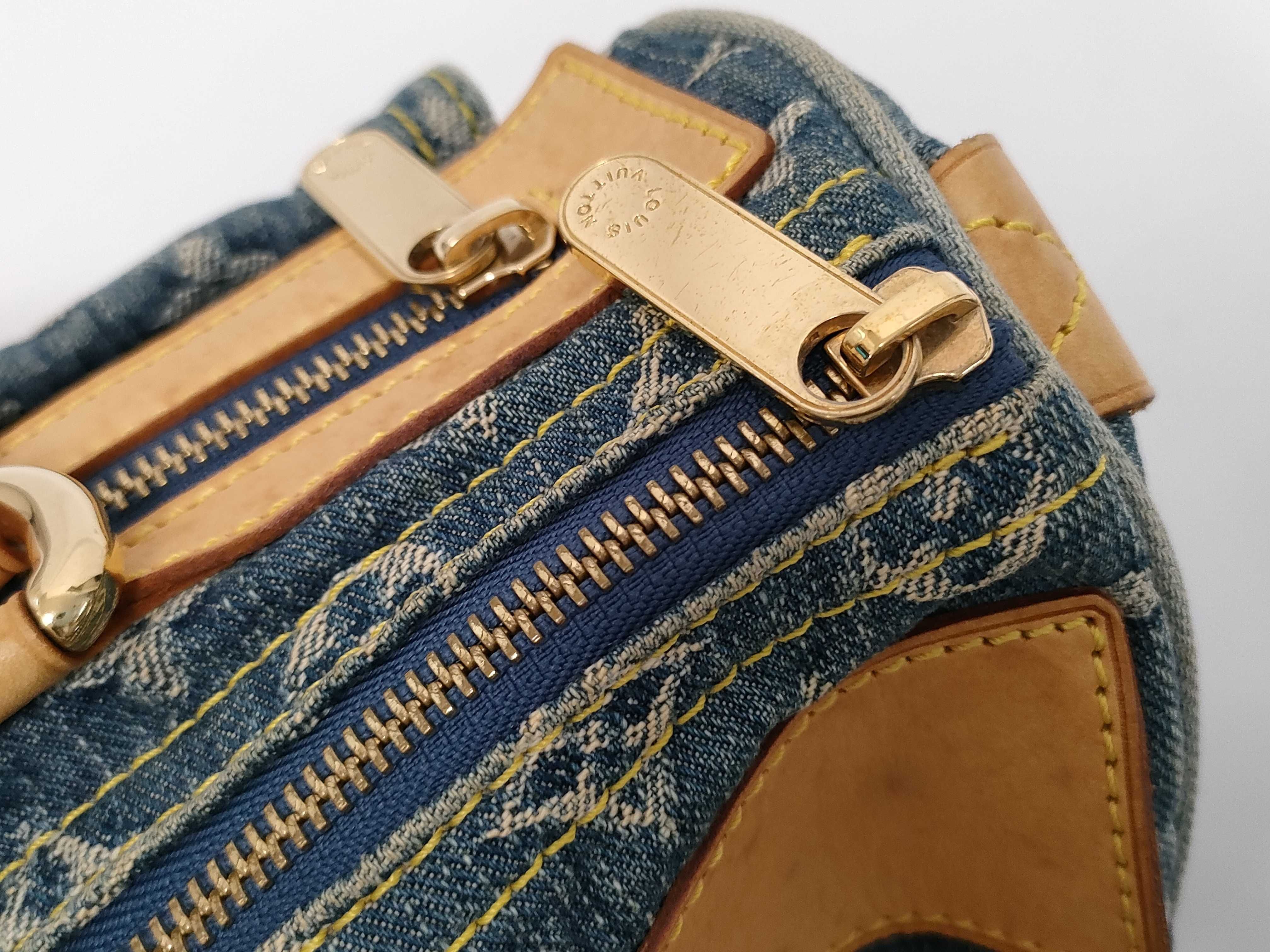 Monogram Denim Handbag — view 8