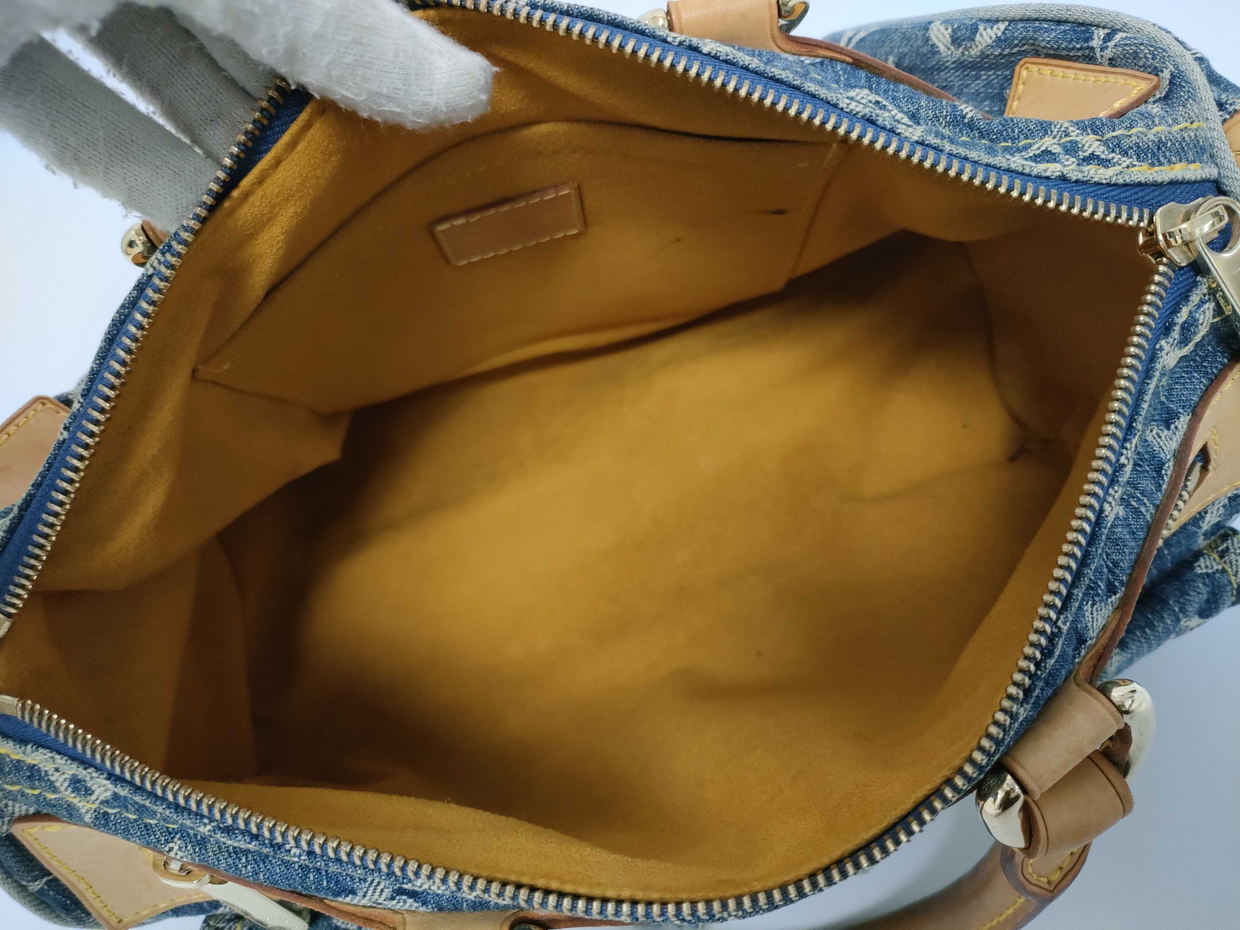 Monogram Denim Handbag — view 9
