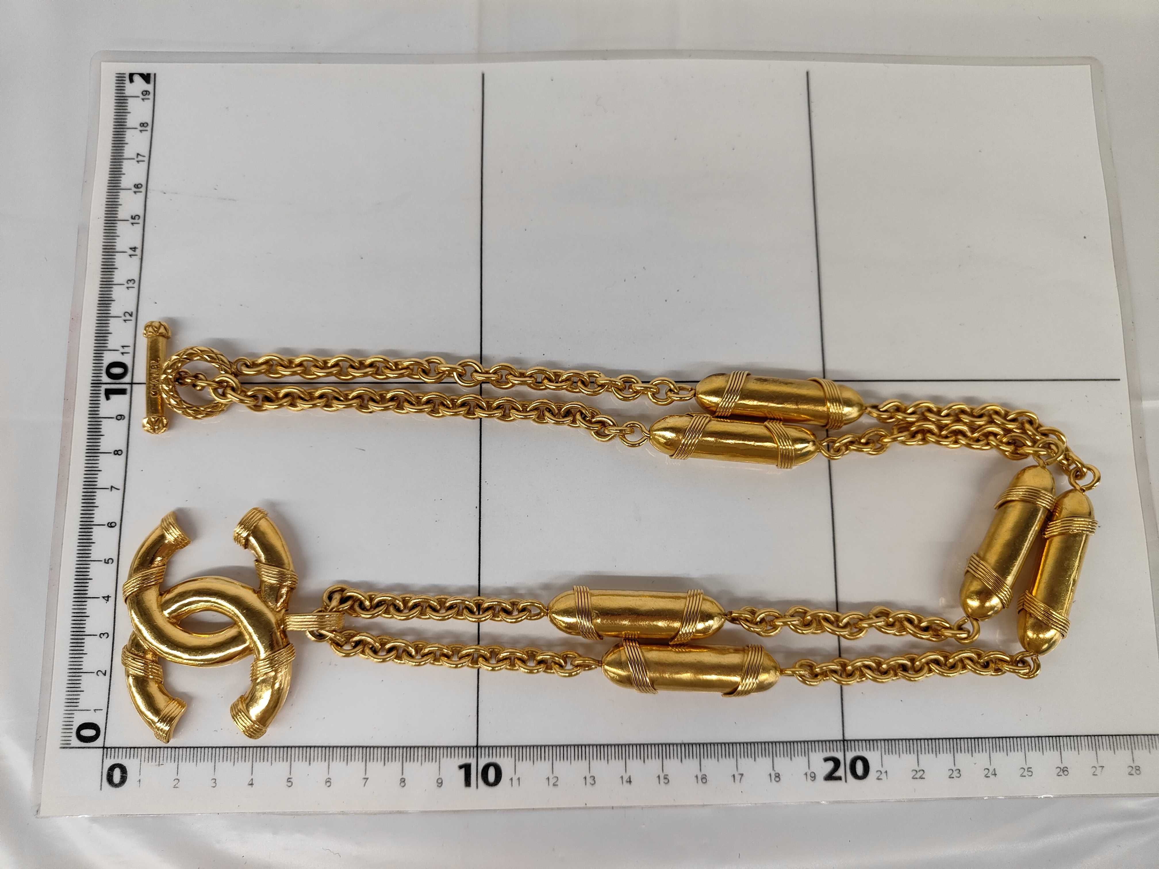 Coco Mark Long Vintage Necklace — view 6