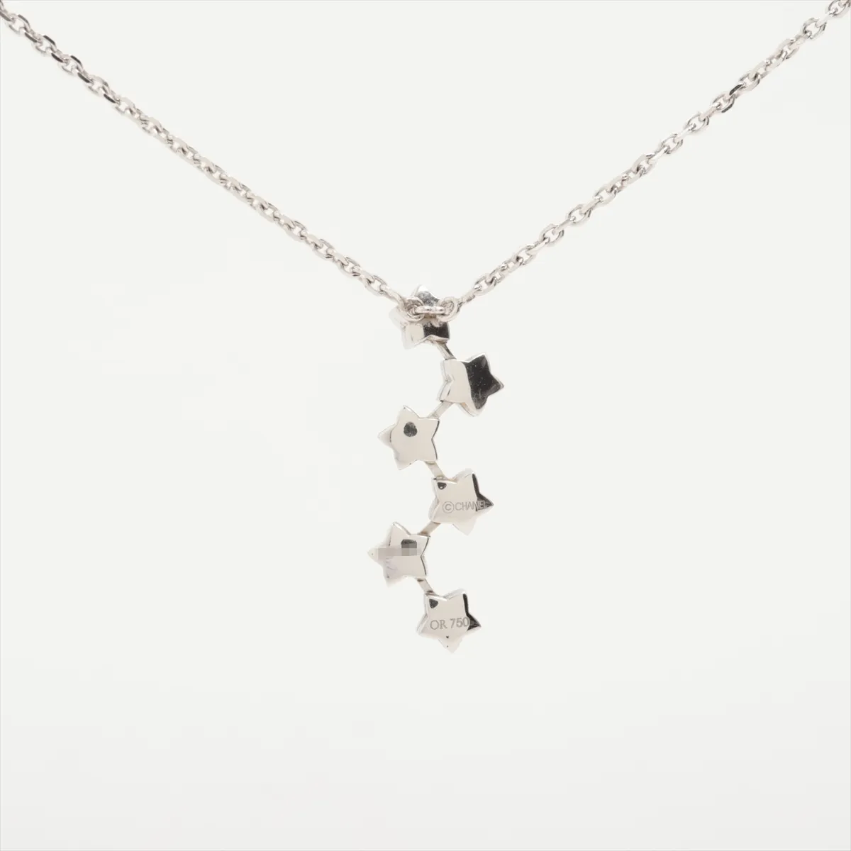 Comet Diamond Necklace, 750 (WG), 7.4g, 12K 528 — view 2