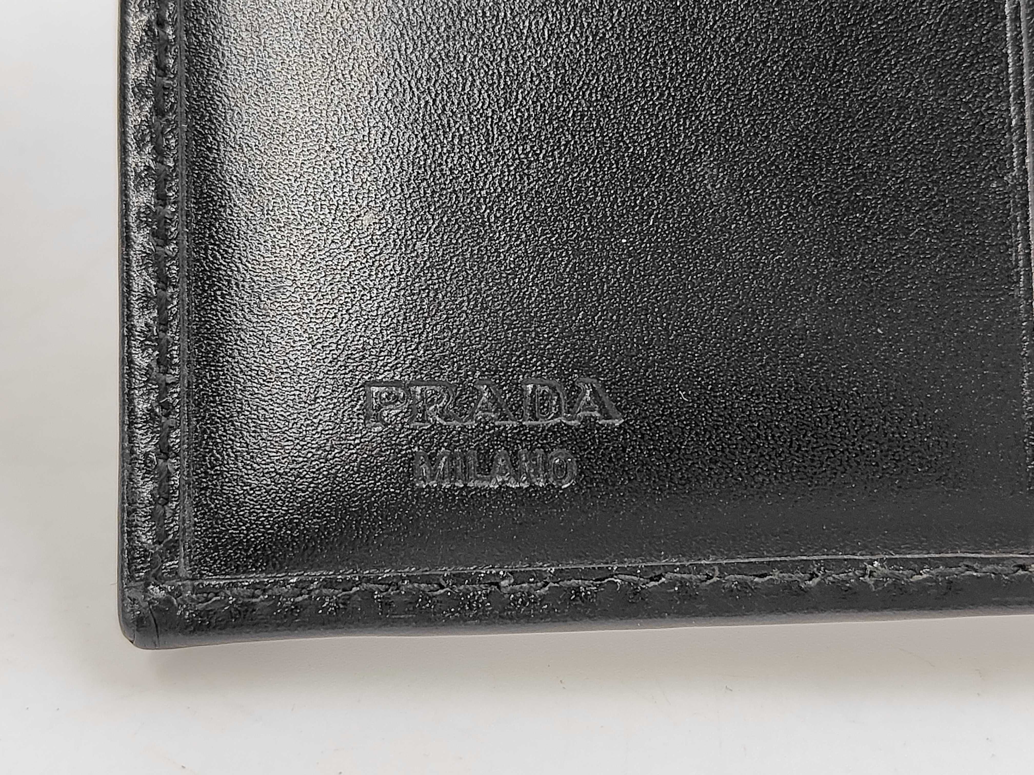 bi-fold wallet, leather, black, IM0703 — view 7