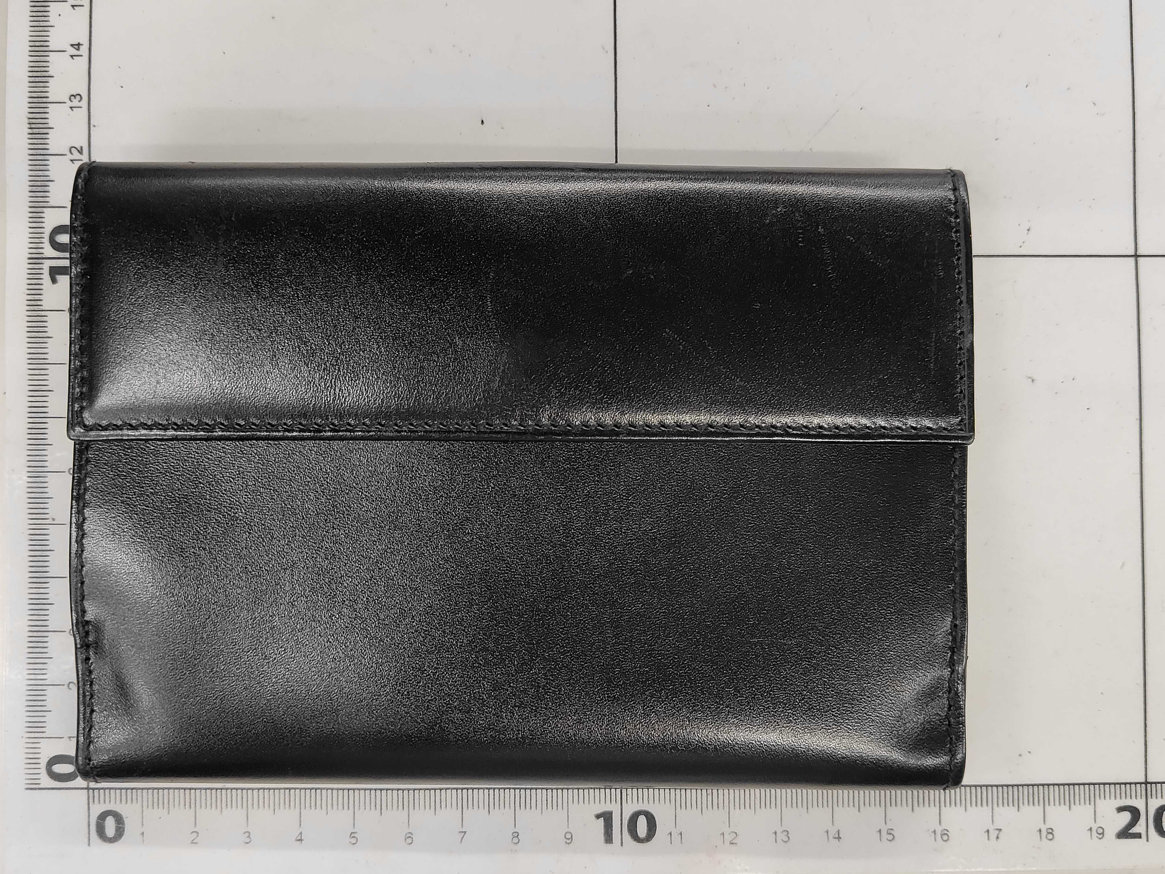 bi-fold wallet, leather, black, IM0703 — view 8