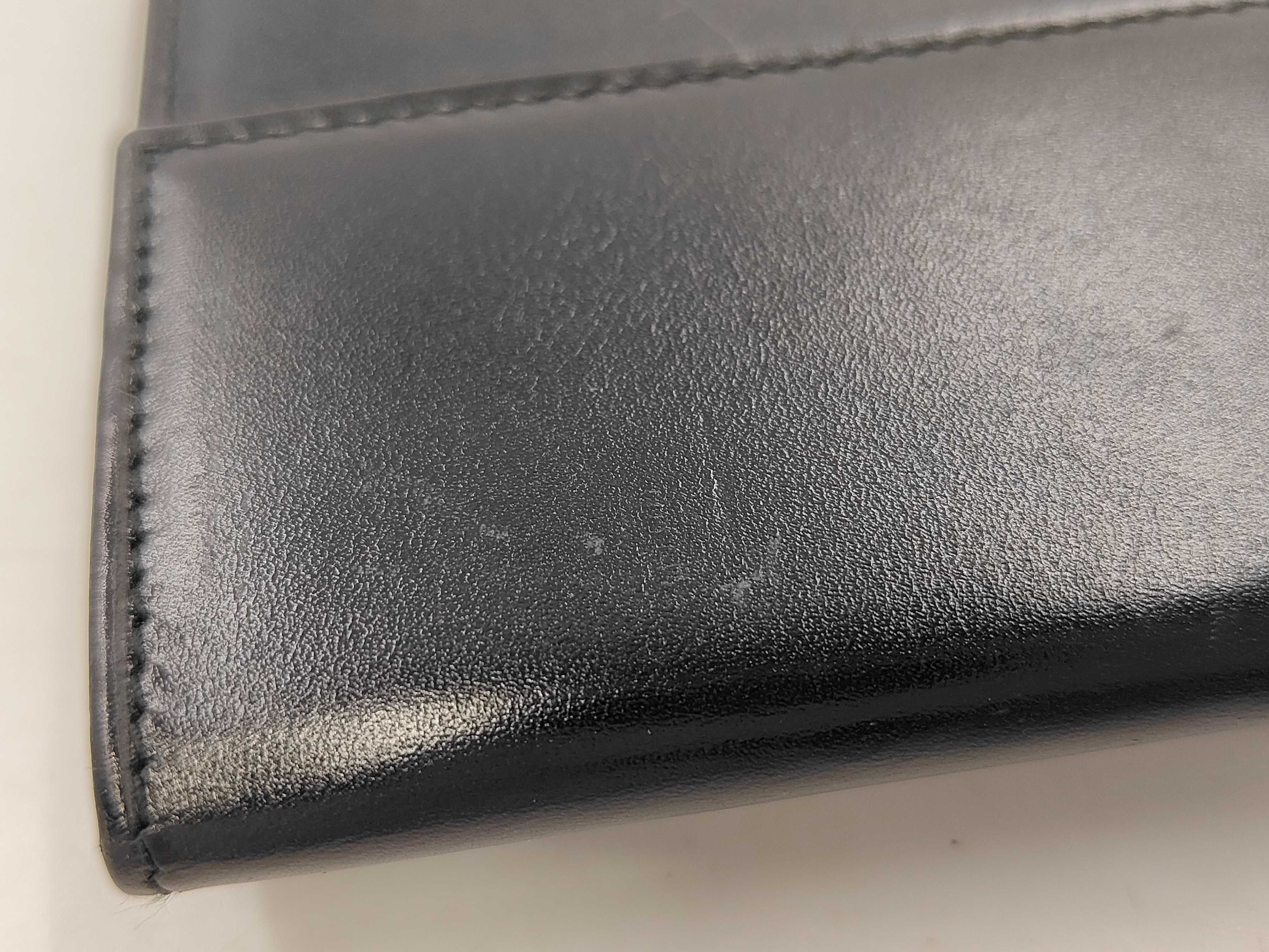 bi-fold wallet, leather, black, IM0703 — view 9