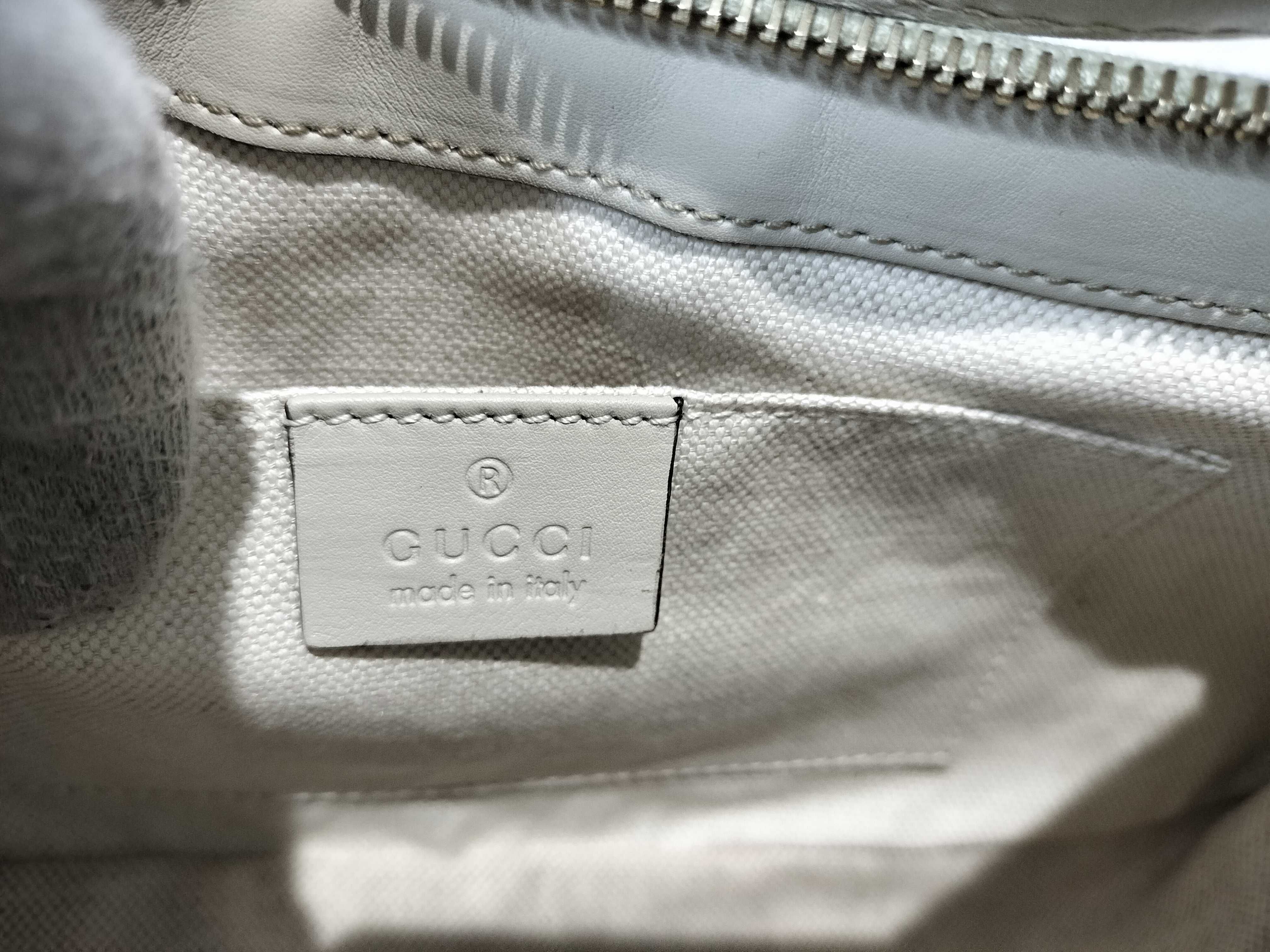 White Leather Bow Shoulder Bag (Handbag) — view 12