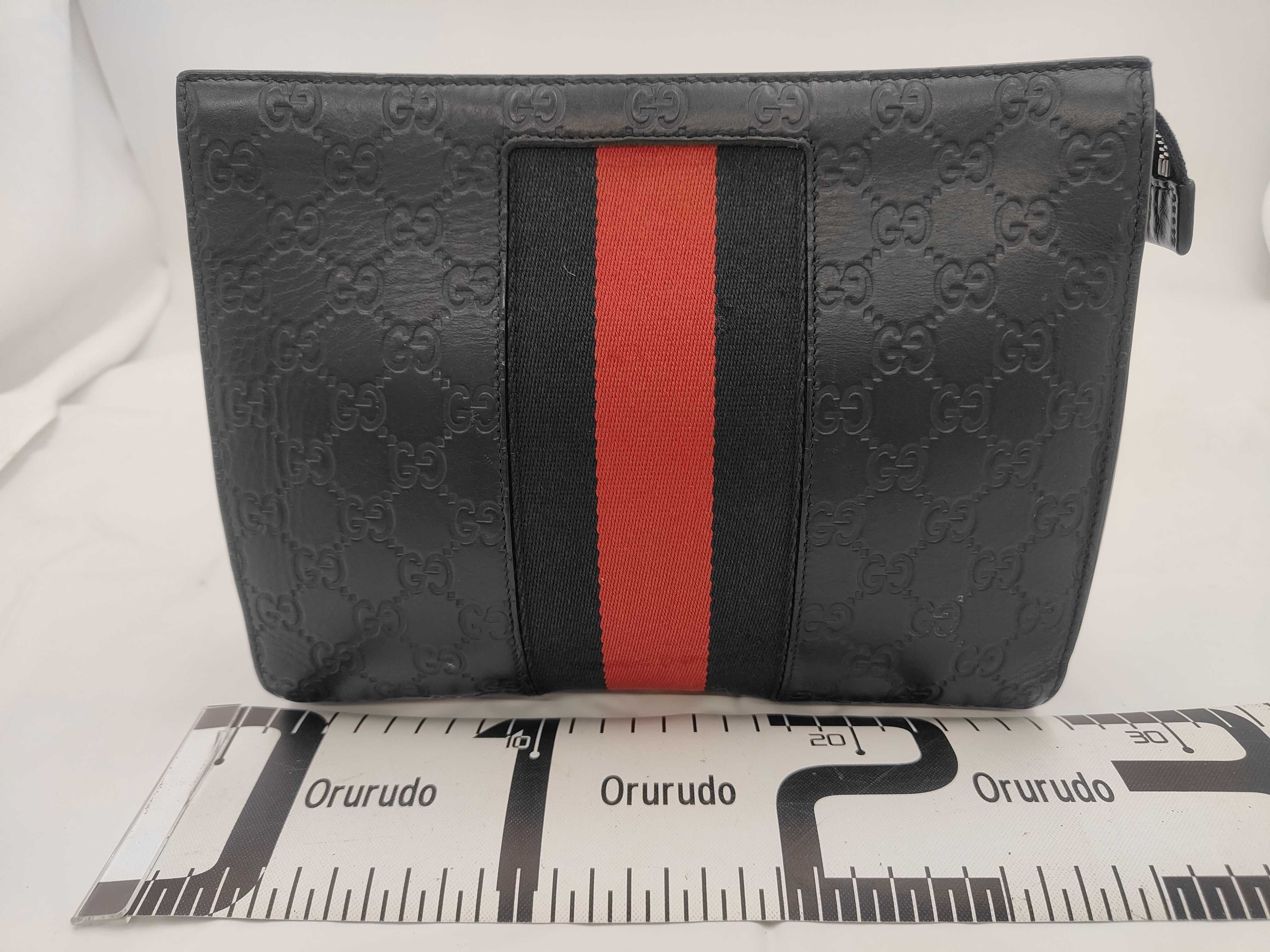 GG Shima Clutch, Sherry Line, Navy Bag — view 2