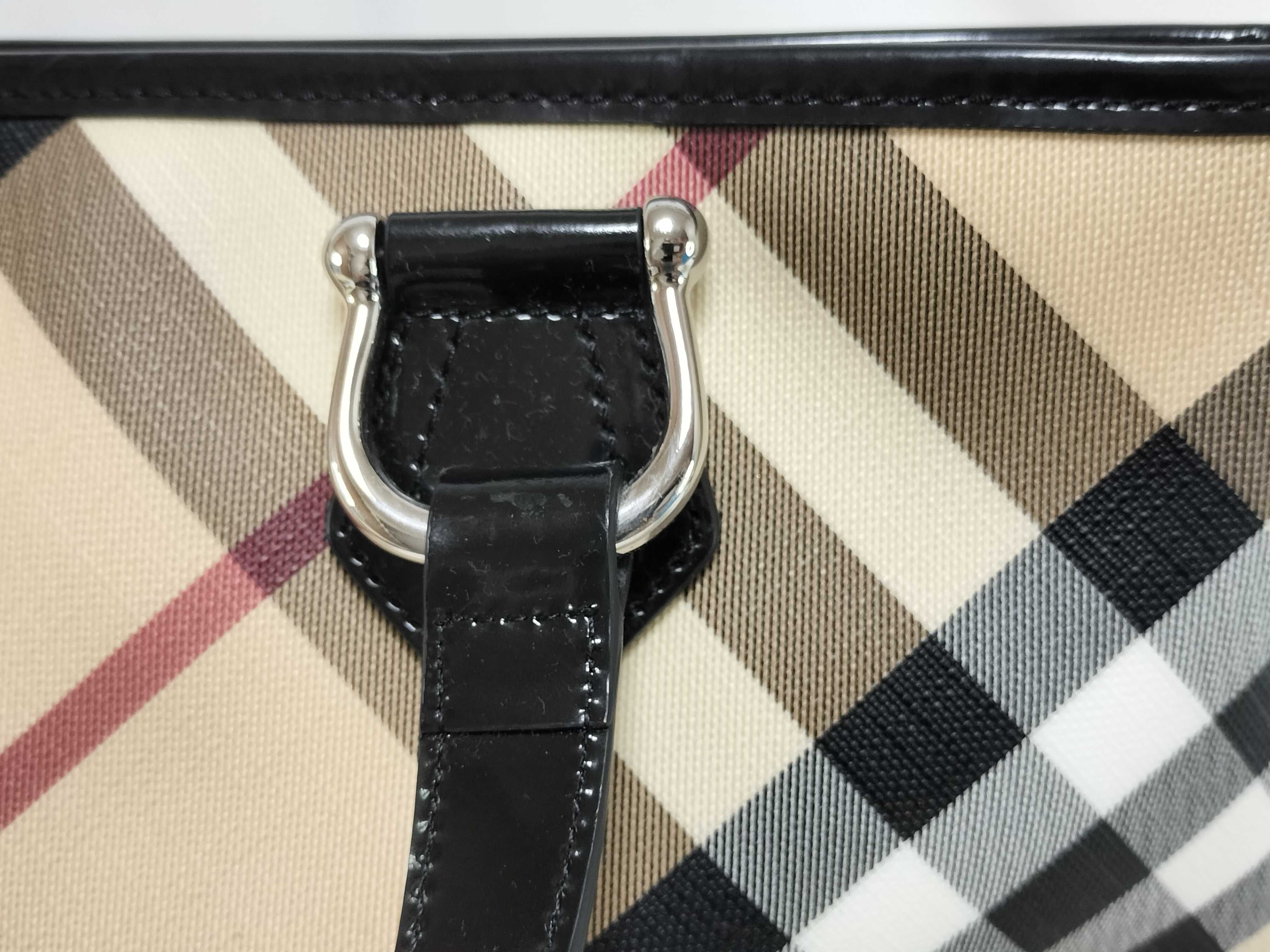 checkered PVC tote bag — view 5