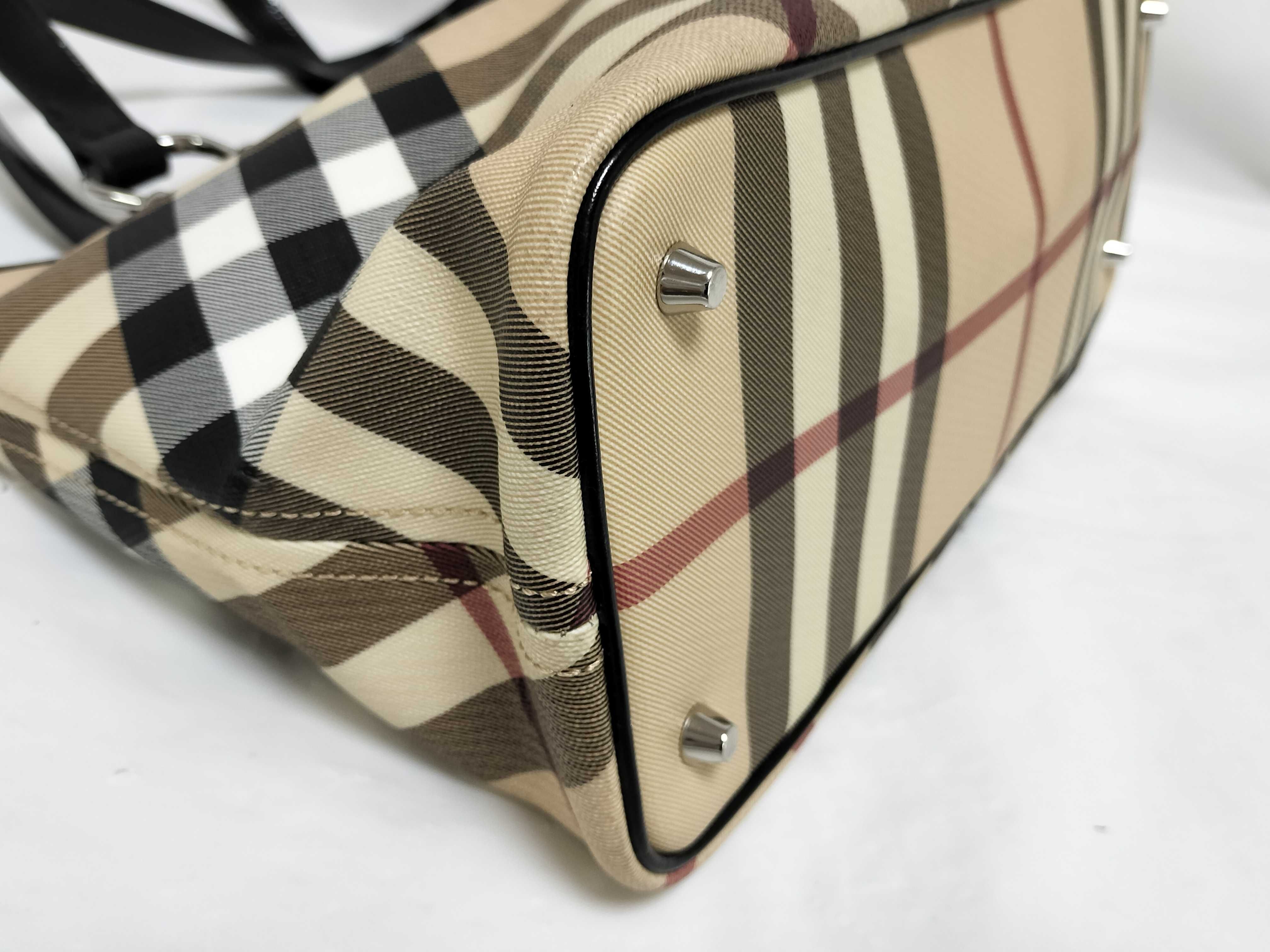 checkered PVC tote bag — view 7